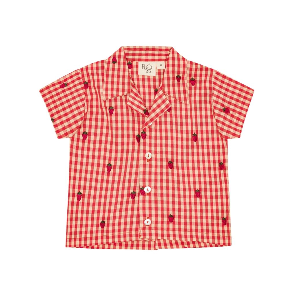 Molly Shirt Berry Gingham
