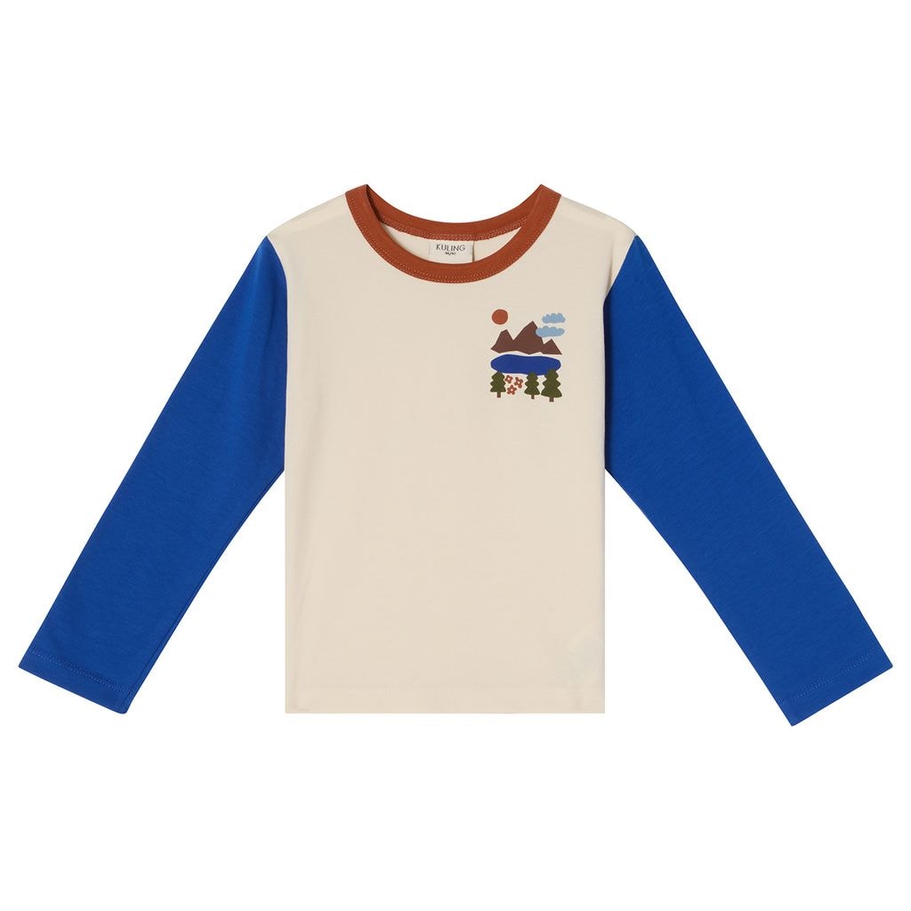 GOTS Athens Long Sleeved T-Shirt Doodle Map