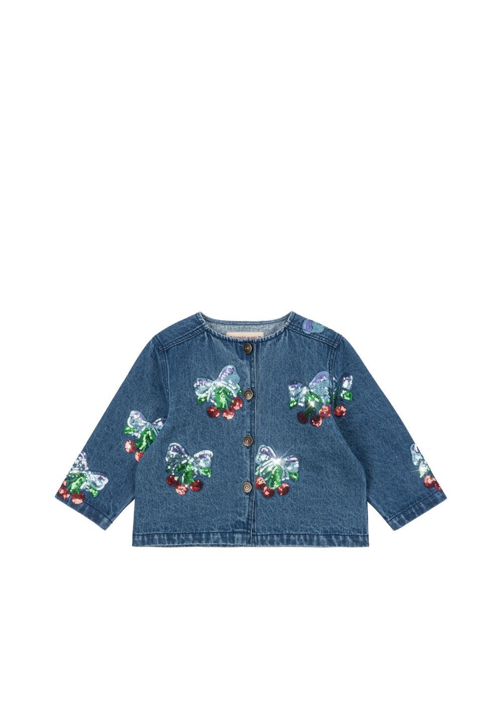 GOTS Magot Denimjakke Med Paljetter Amarena Sequin 