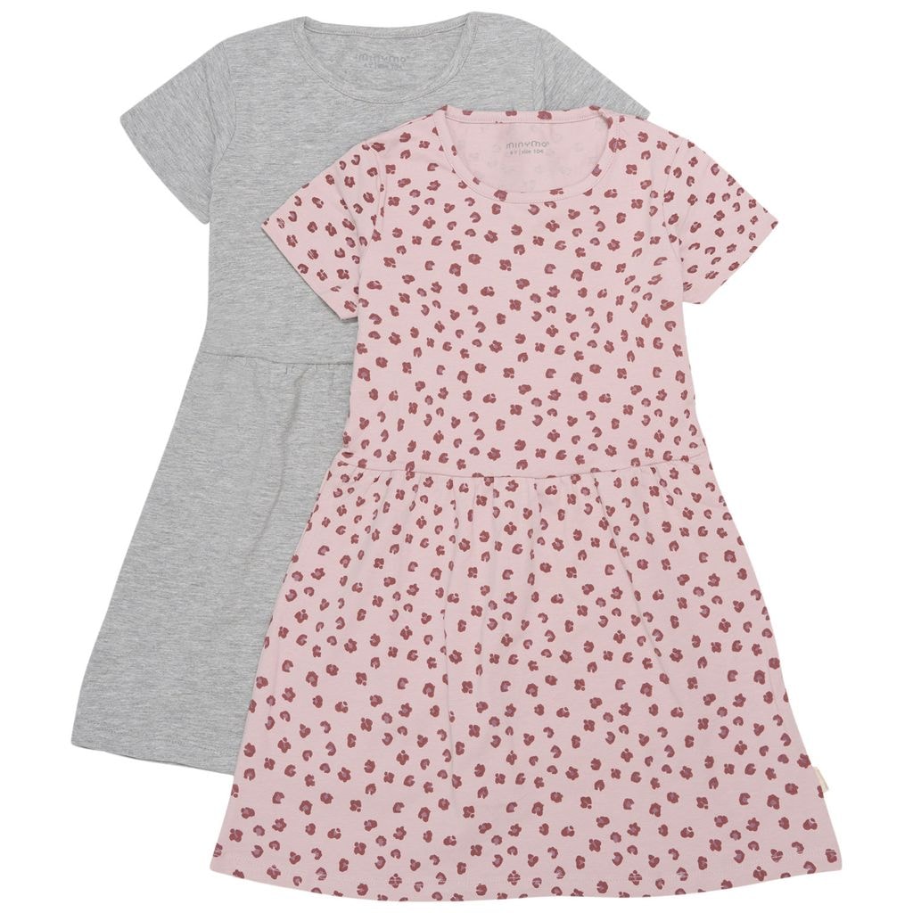 2-pakning Kjole Grey Melange