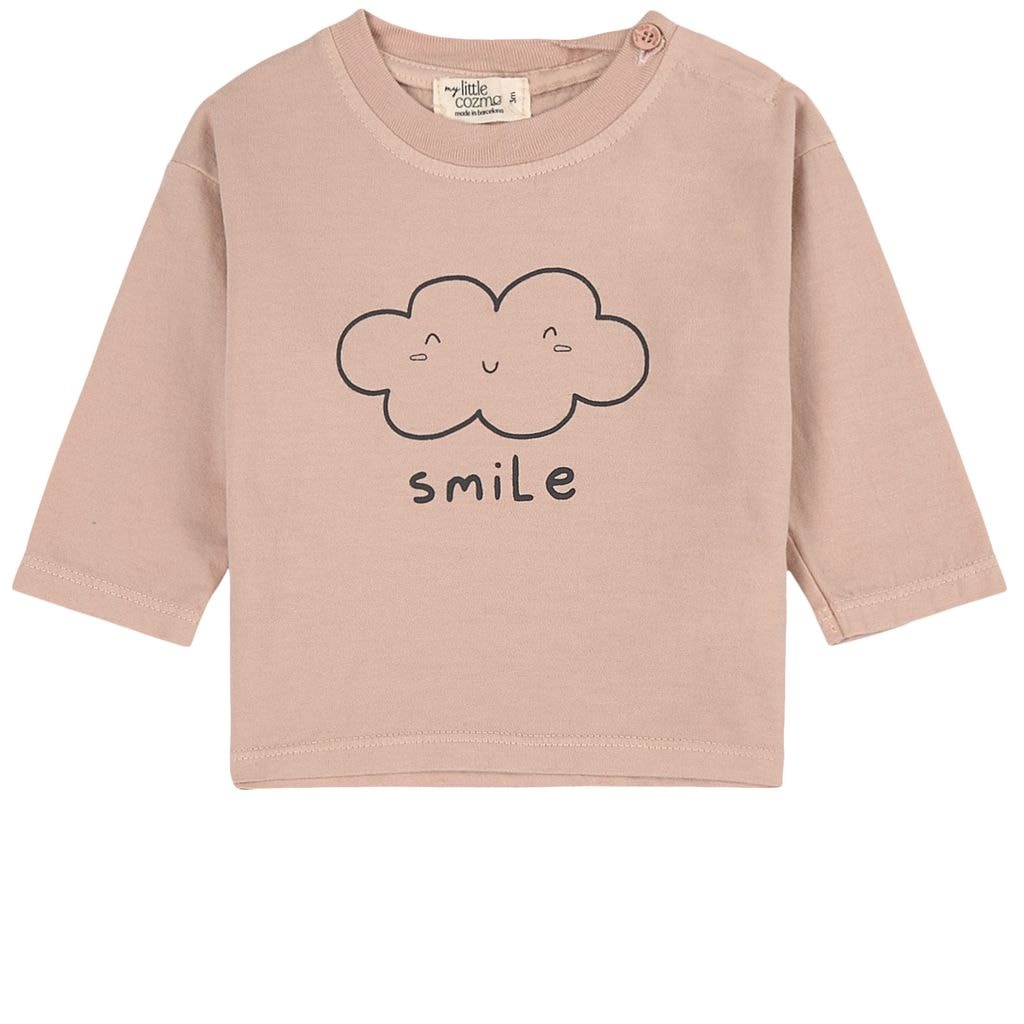 T-Shirt With Print Soft Pink