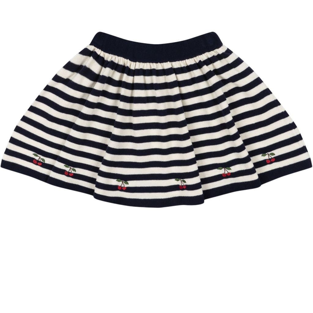Venton Knit Skirt Navy Stripe