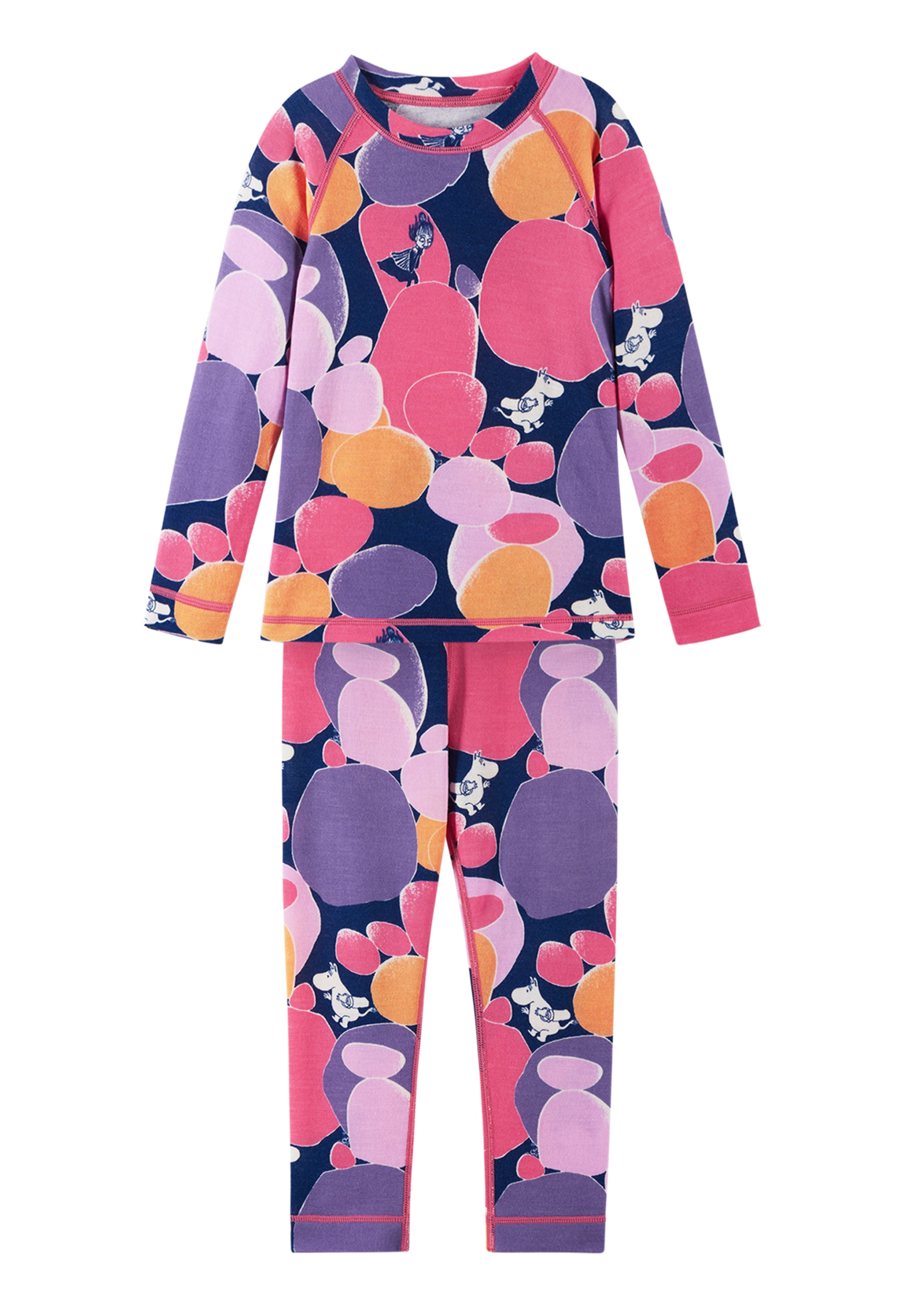 Moomin Trivsam Thermal Base Layer Set Soft Coral 