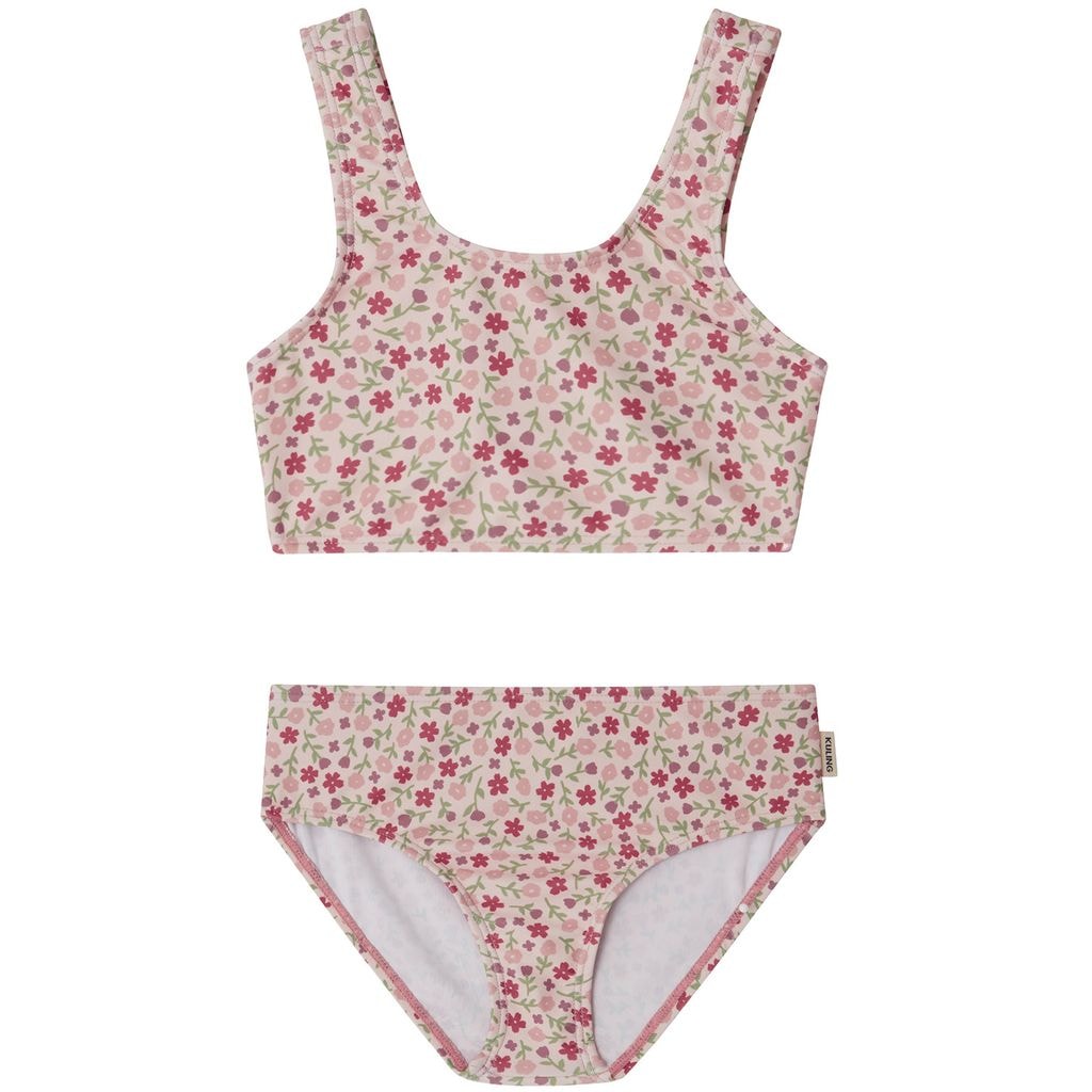 Ios Mønstret Bikini Summer Flowers