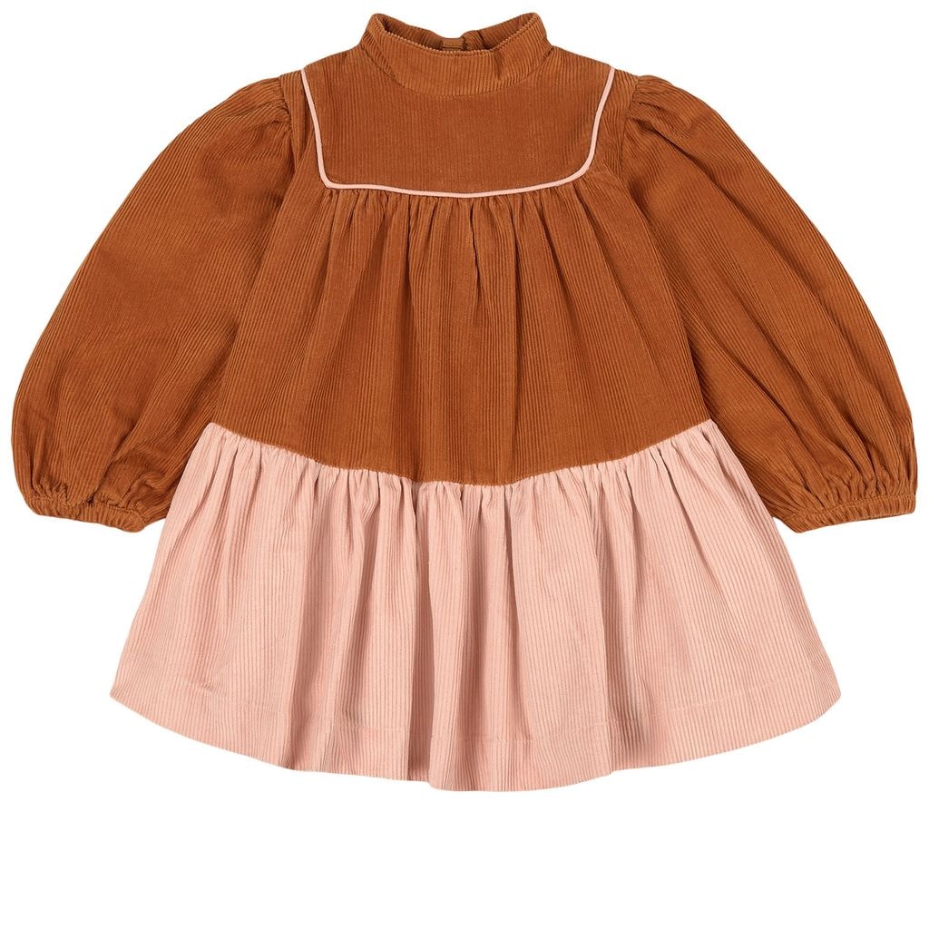 Corduroy Dress Cinnamon