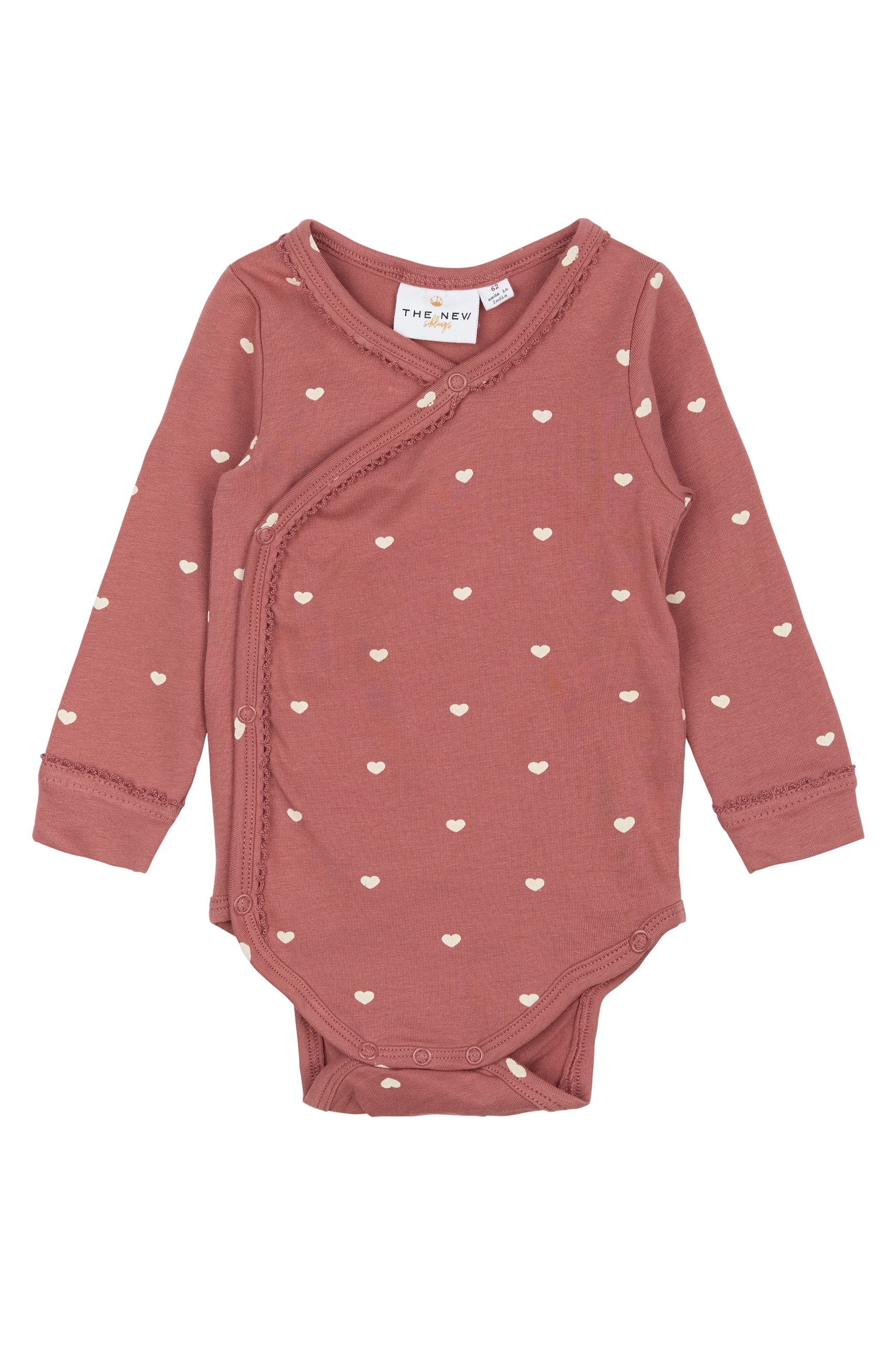 GOTS Nova Long Sleeves Wrap Body Withered Rose