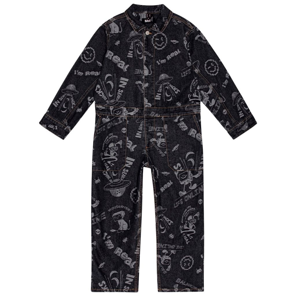 Ayo Jumpsuit Comic Jacquard