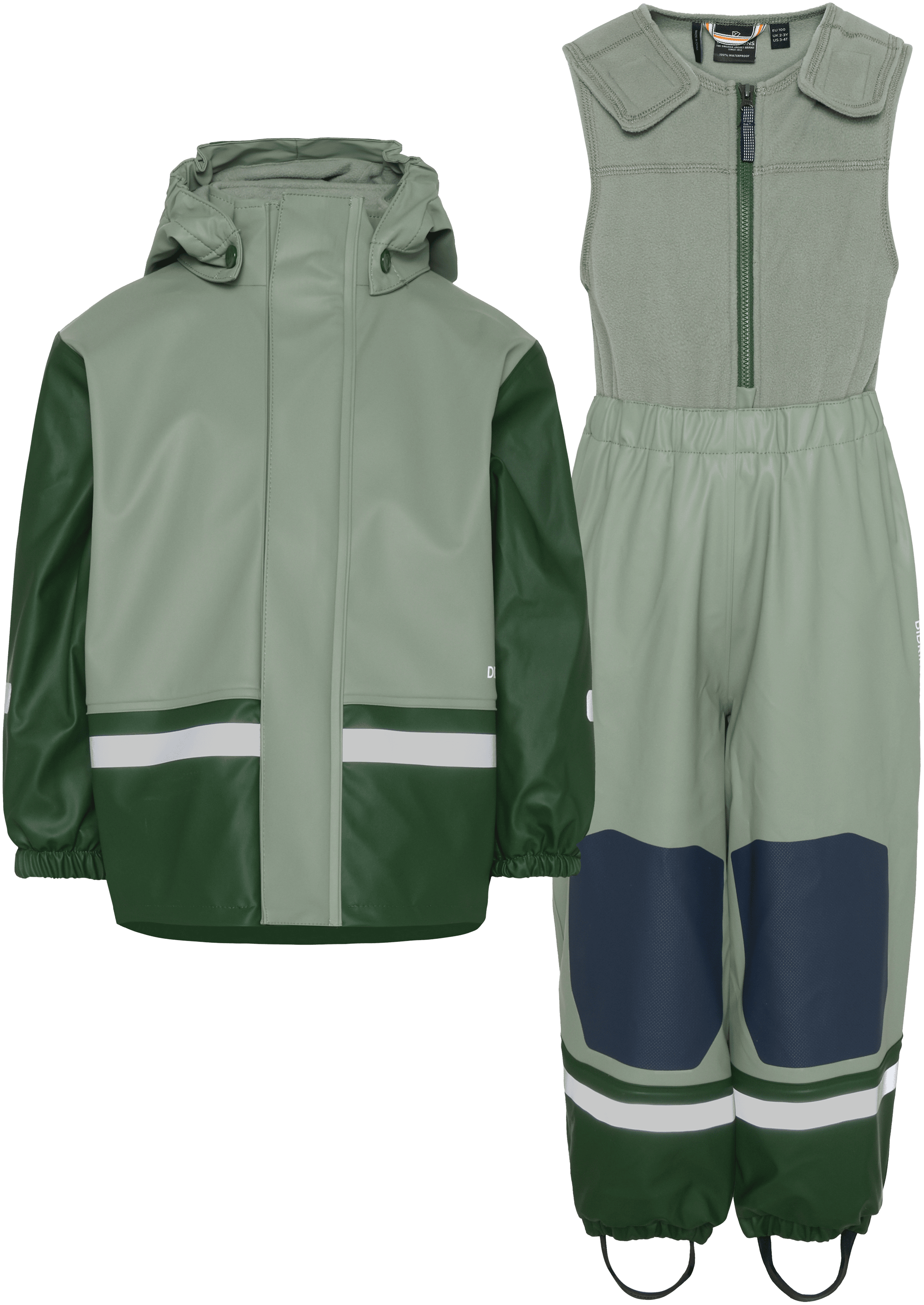 Boardman Kids 12 Rain Sets Light Moss
