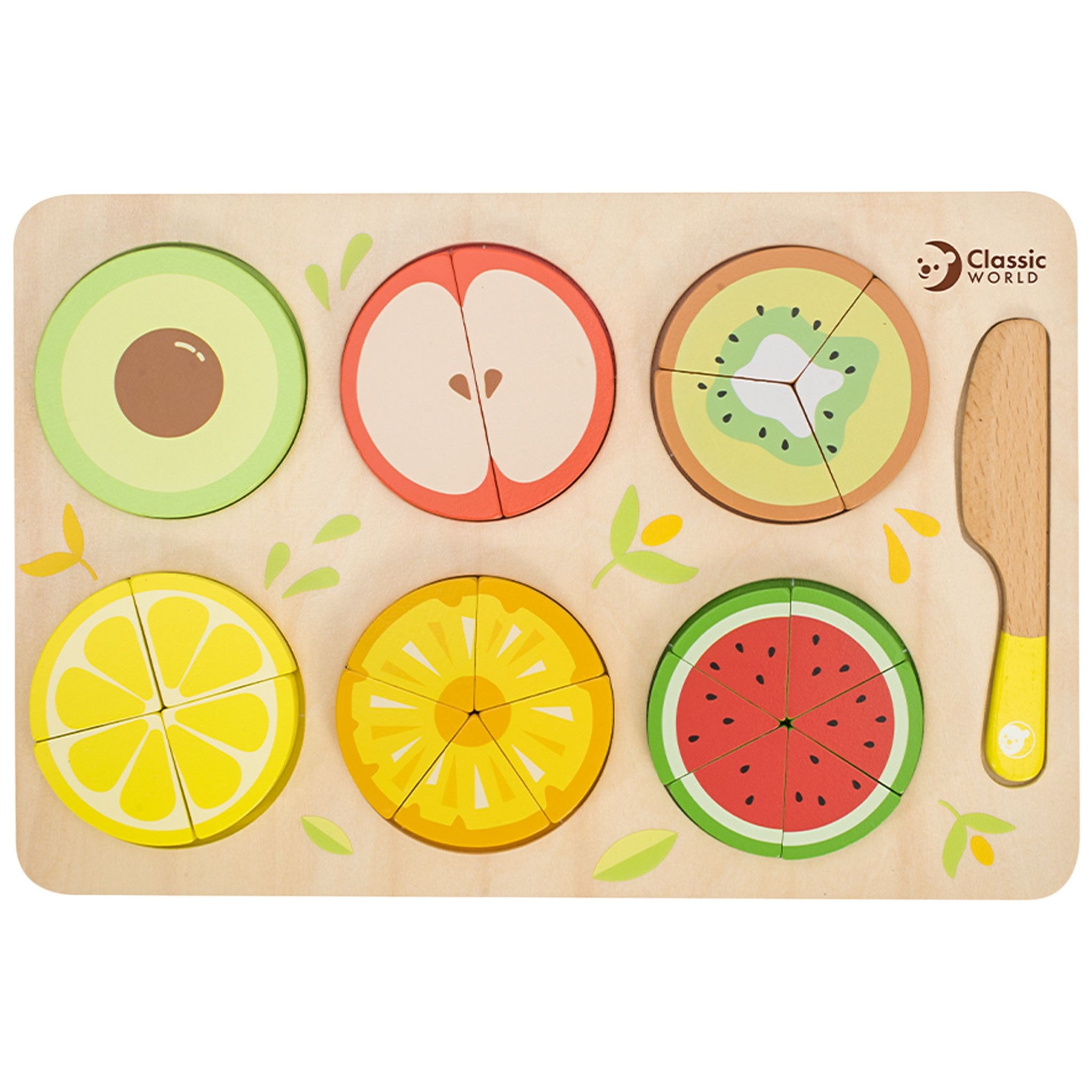 Puzzle With Fruits