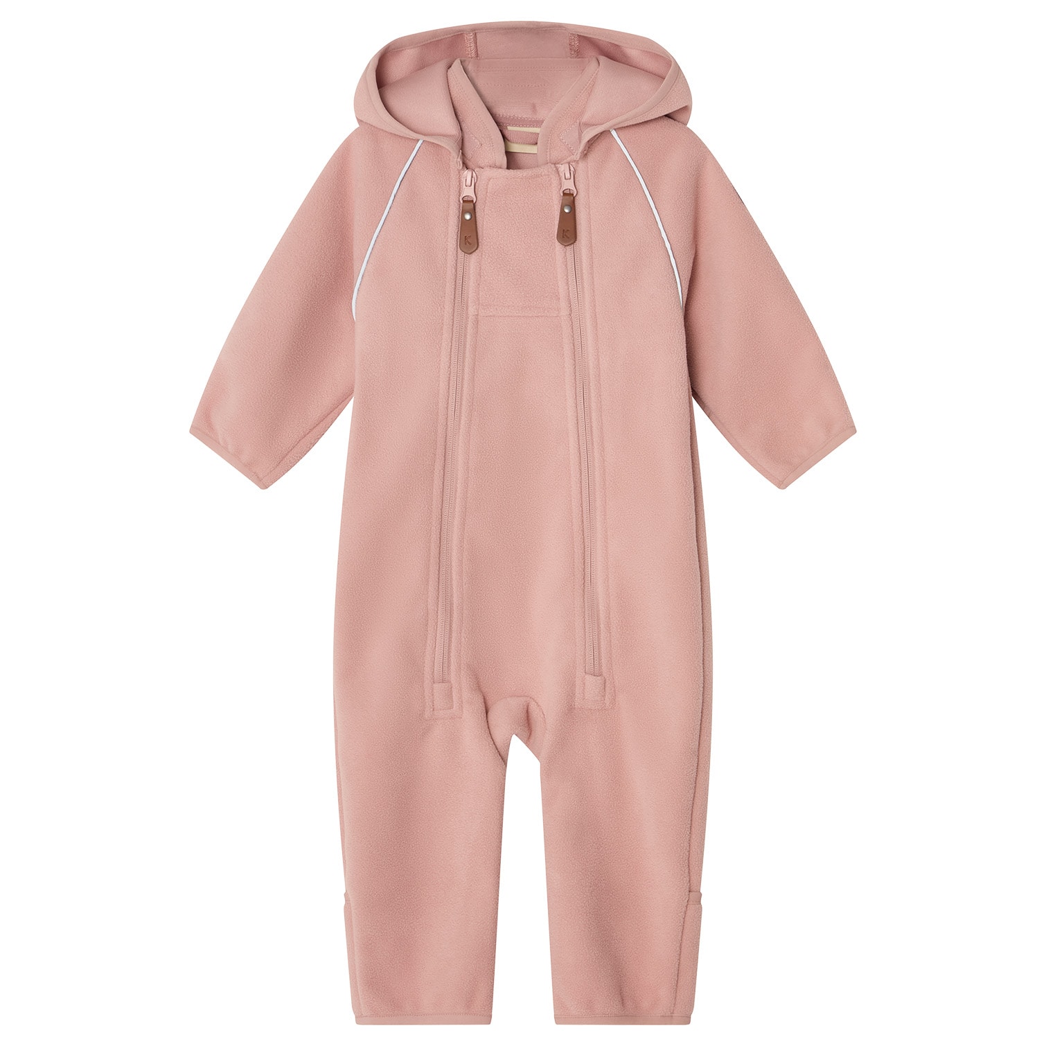 Livigno Wind Fleece Coverall Woody Rose