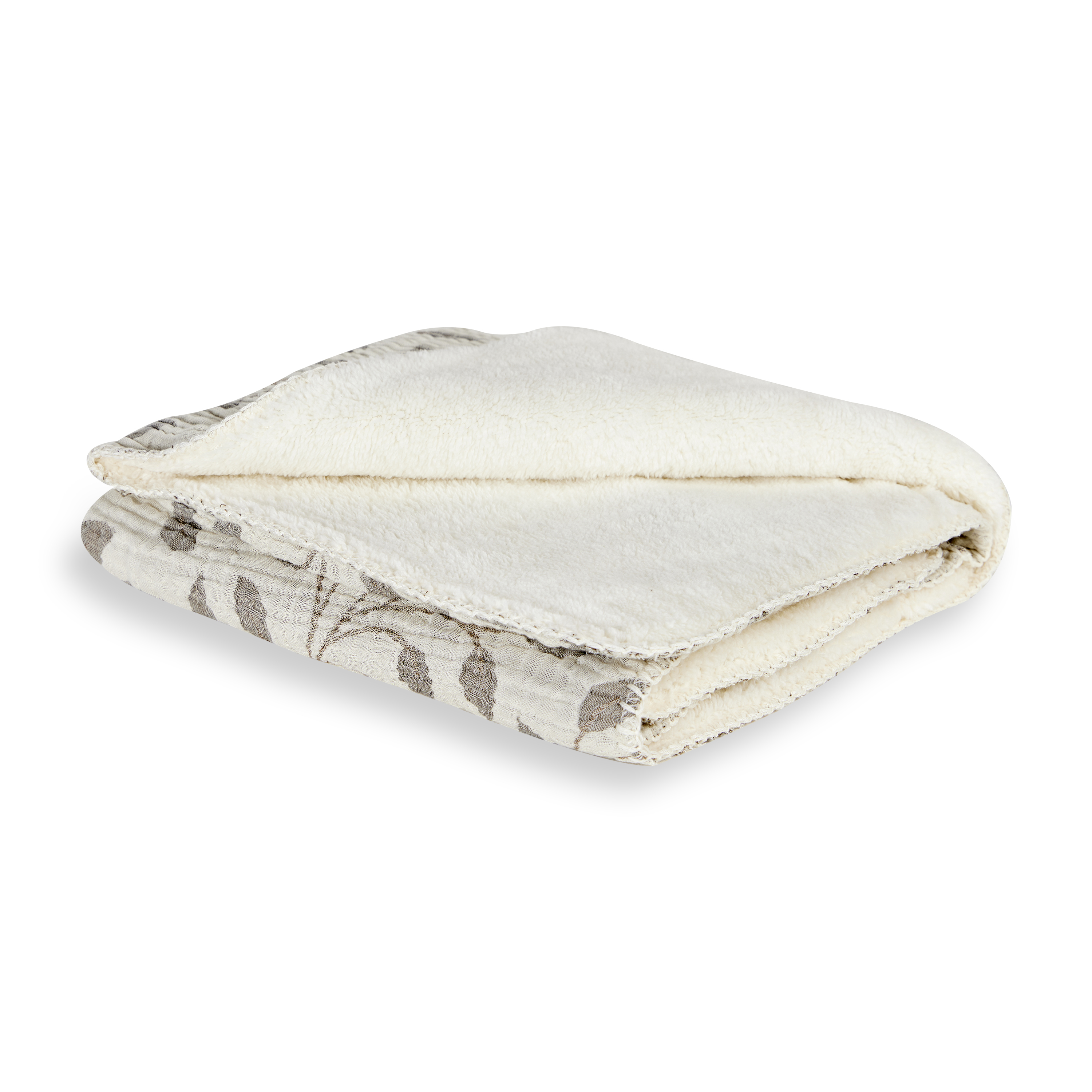 Newborn Filt I Teddyfleece Leaf