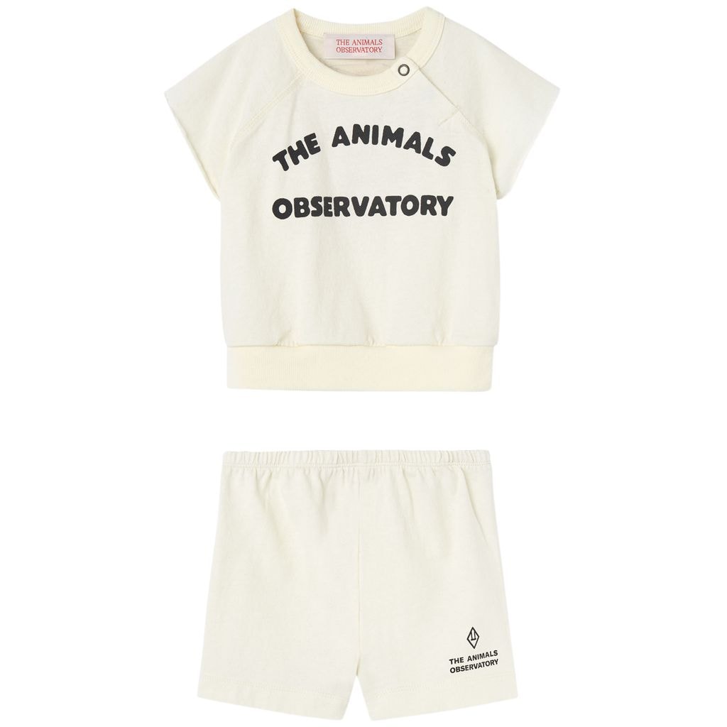Squab Baby Set White Logo