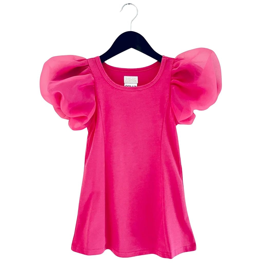 Dolly World Organza Dress Barbie Pink