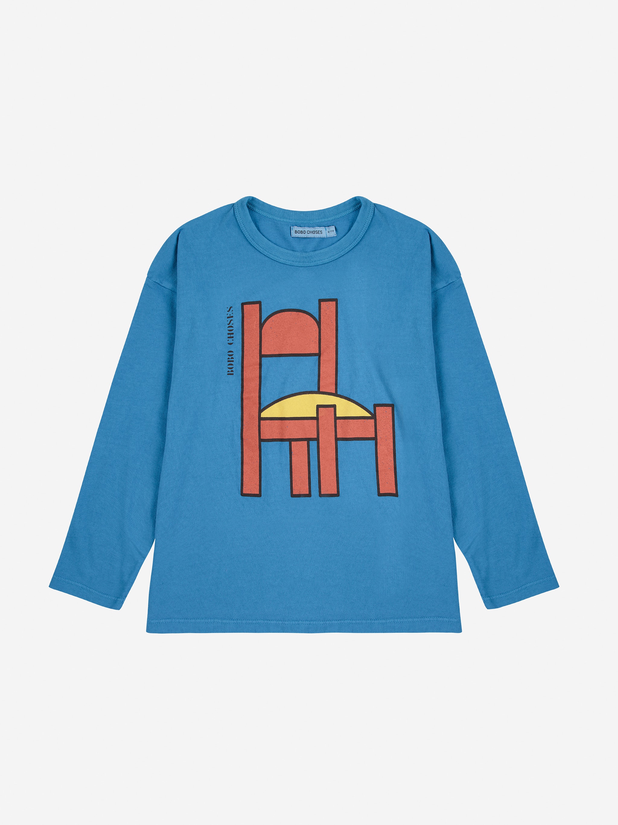 Chair Long-Sleeved T-Shirt Blue
