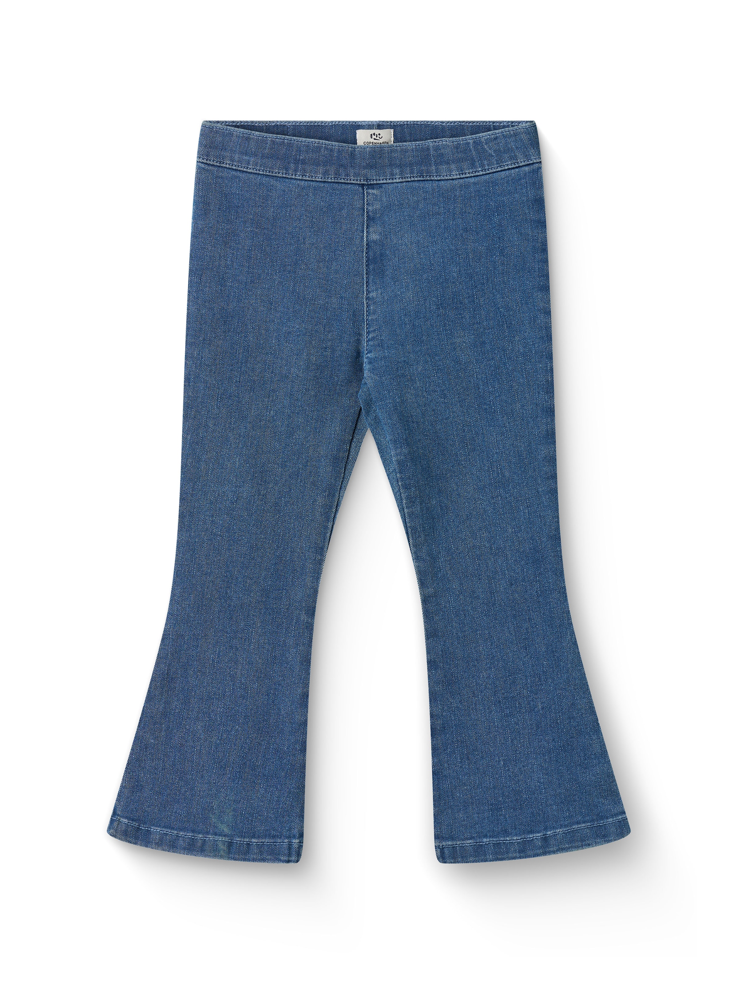 Flare Super Stretch Jeggings Light Blue Indigo Washed