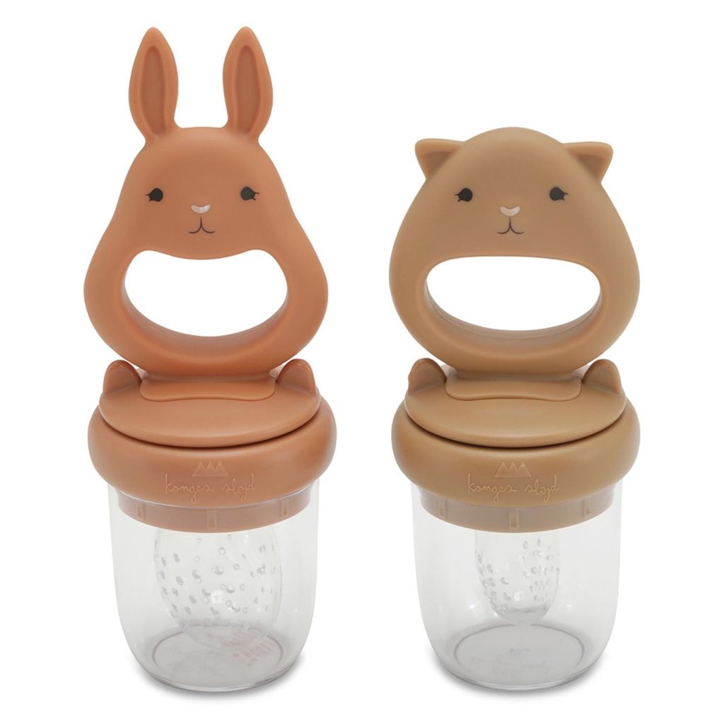 2-Pack Feeder Pacifiers Almond/Terracotta