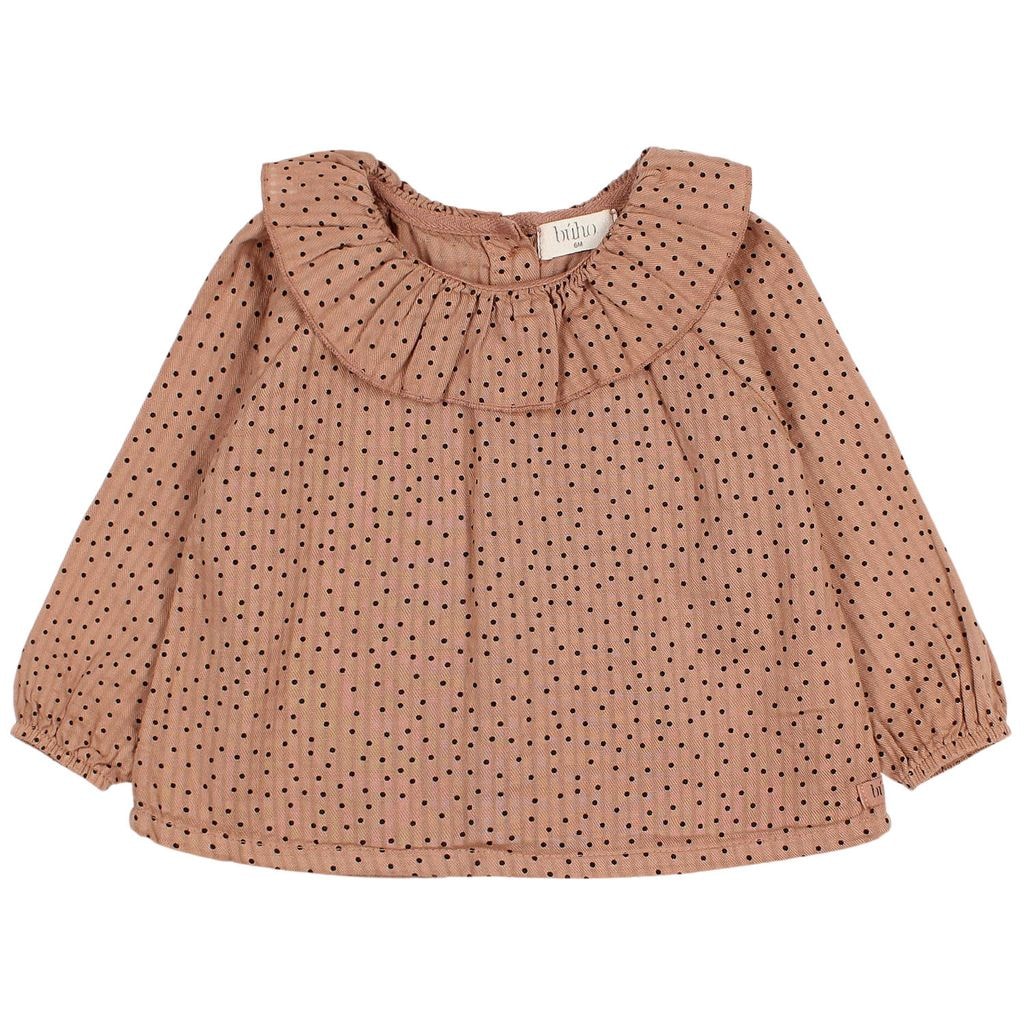 Dotted Blouse Cocoa