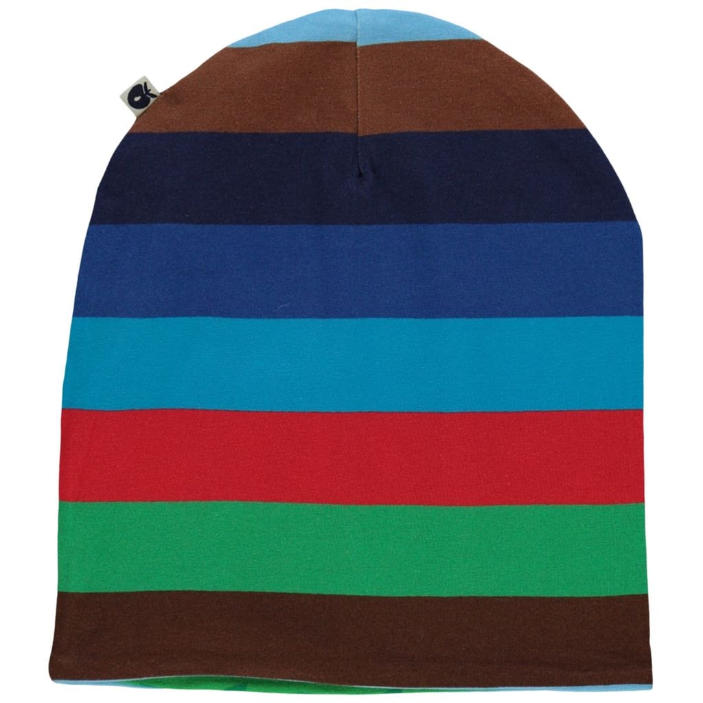 Käännettävä Raidalliset Painettu Hattu Medieval Blue