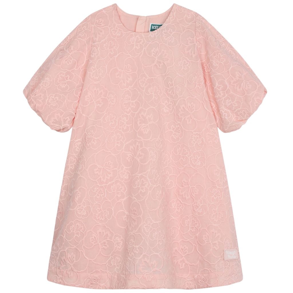 Floral Dress Pale Pink