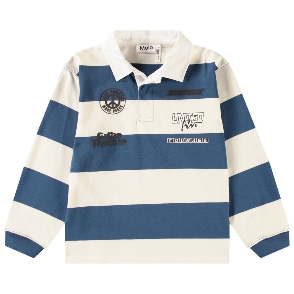 Relz Rugby Shirt Blue Noise