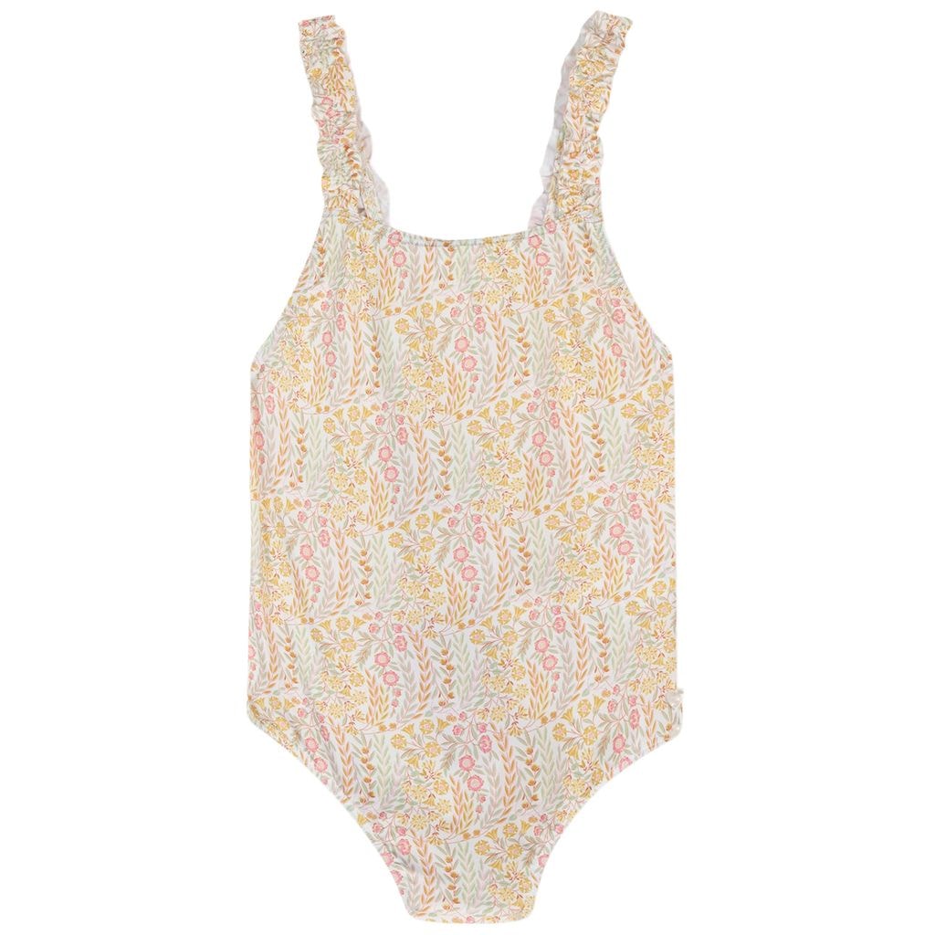 Floral Swimsuit Cream