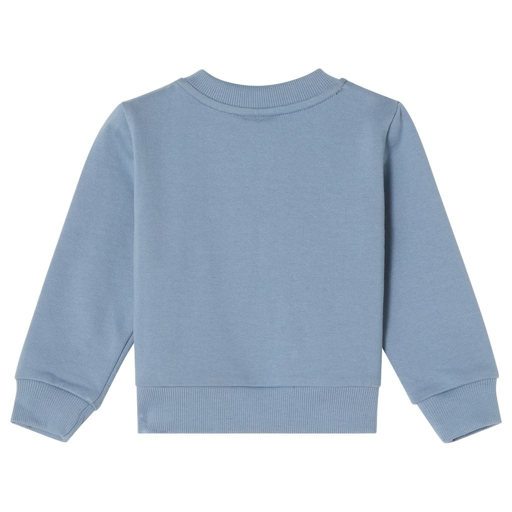 GOTS Martin Mjukisset Med Kanintryck Dove Blue