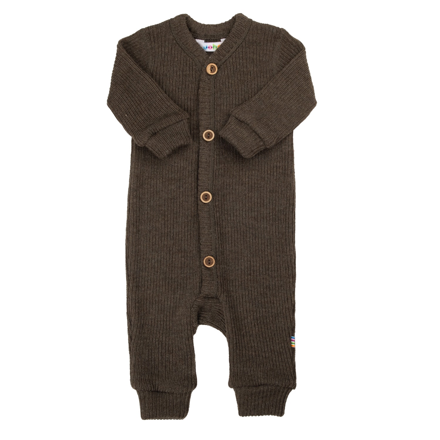 Wool Jumpsuit Brown Melange 