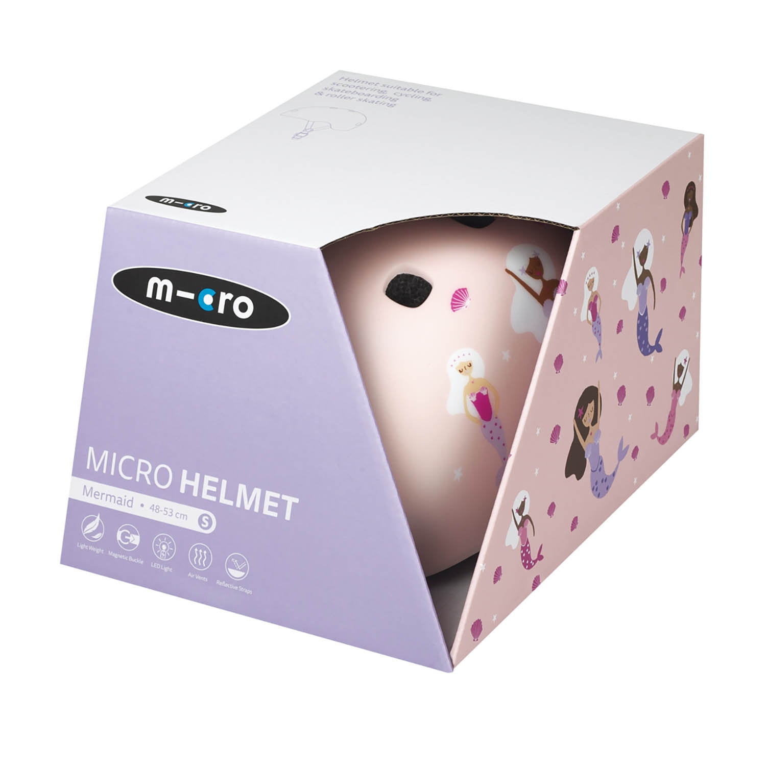 Mermaid Hjelm Dusty Rose