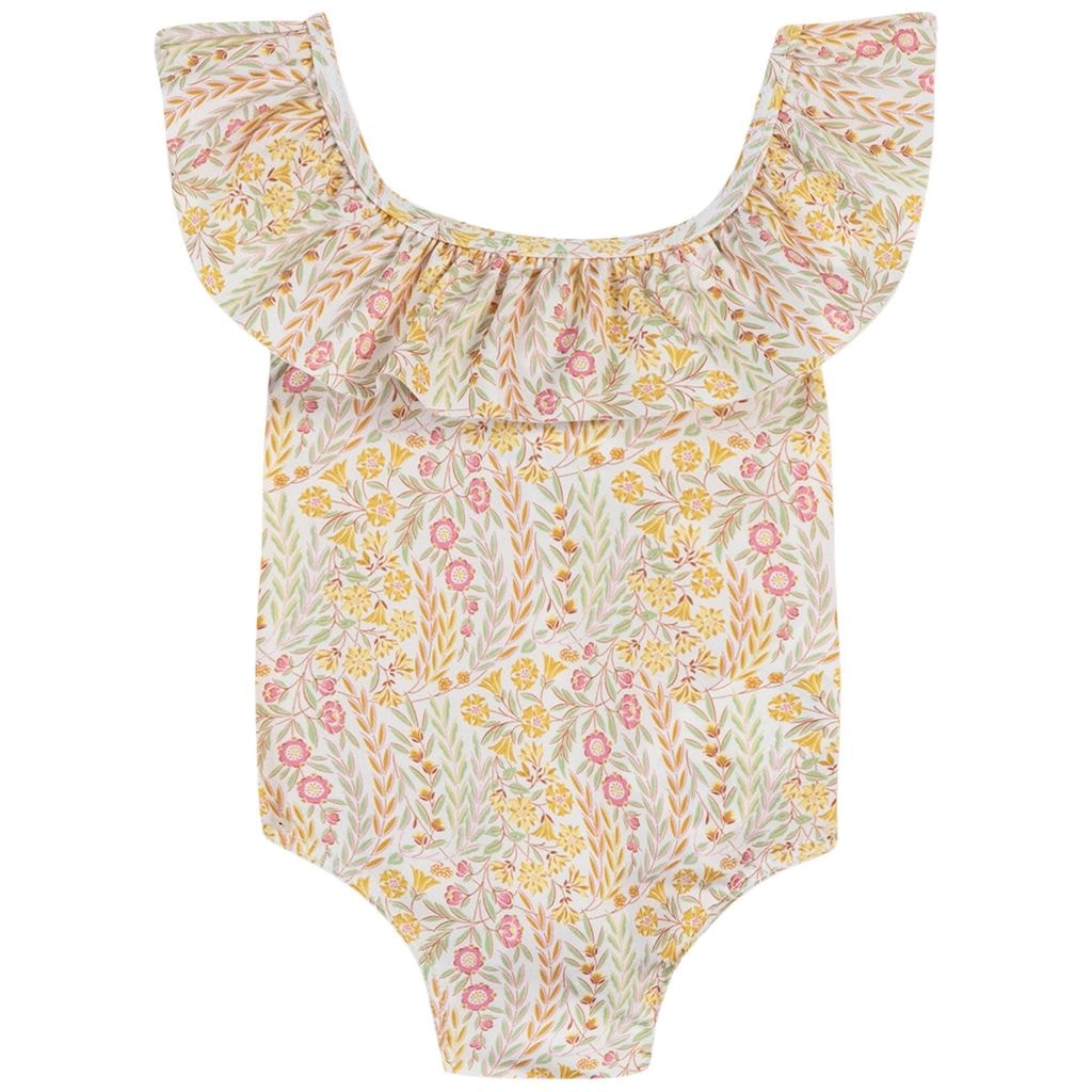 Floral Swimsuit Cream