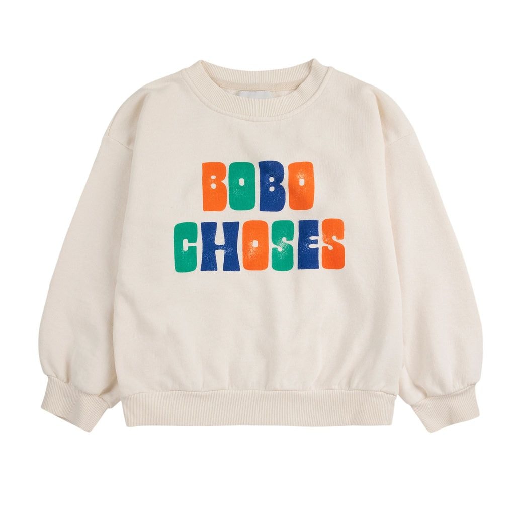 Bobo Choses Multicolor Sweatshirt Off White