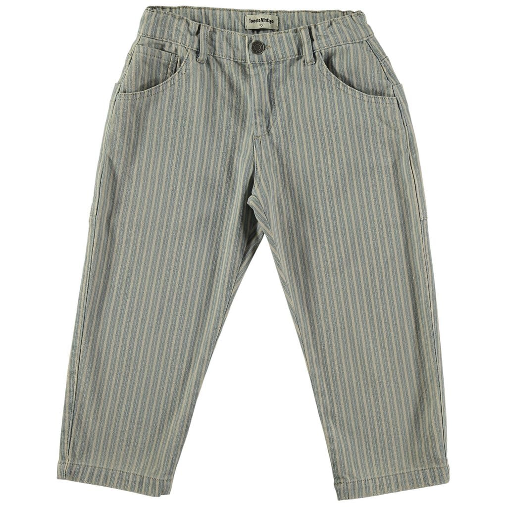 Striped Jeans Blue