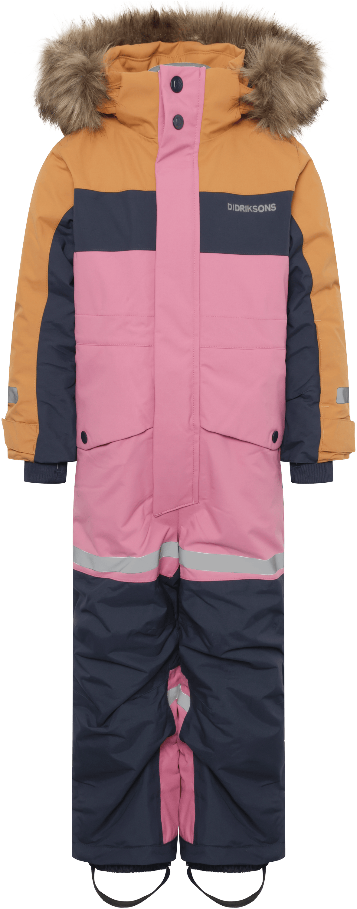 Bjärven Kids 4 Winter Overall Heather Pink