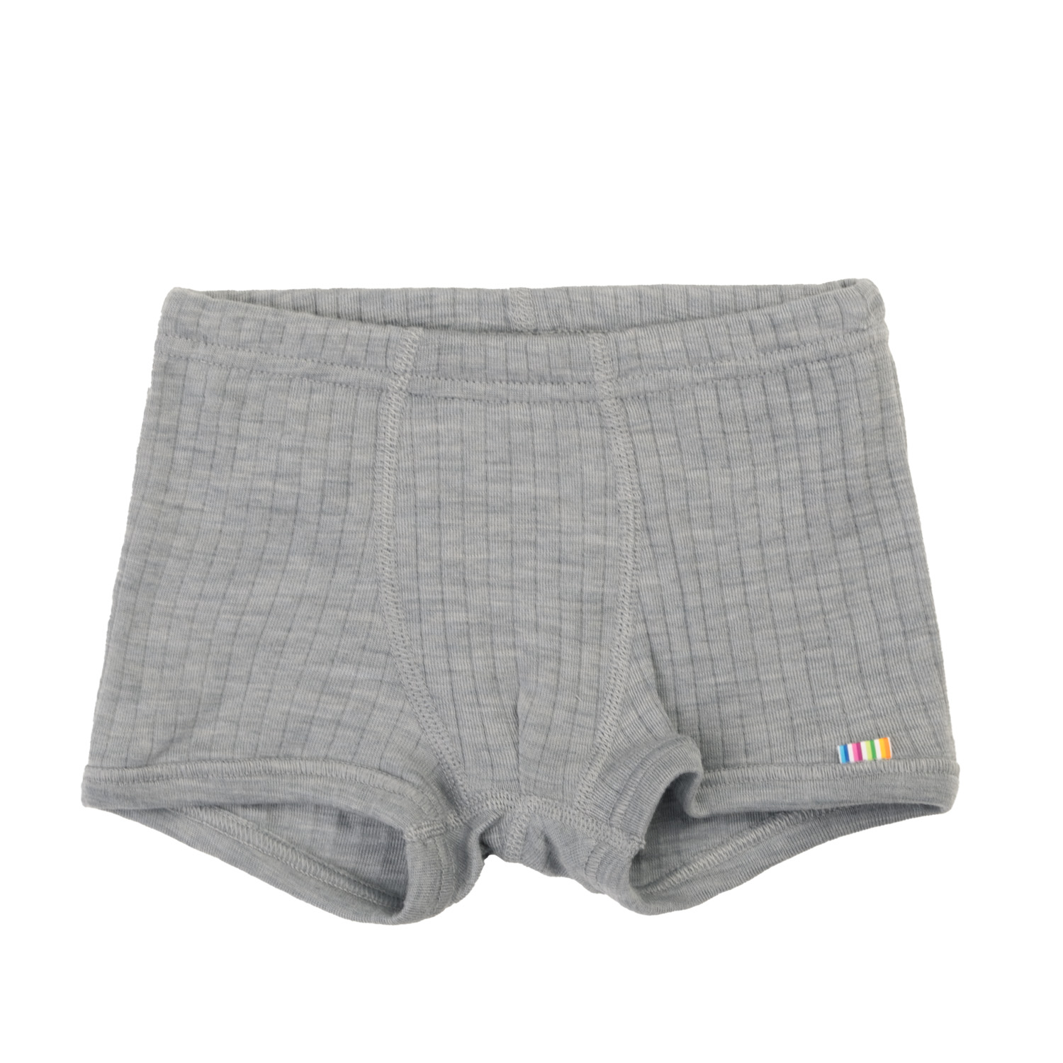 Wool Basic Boxershorts Lt. Grey Melange
