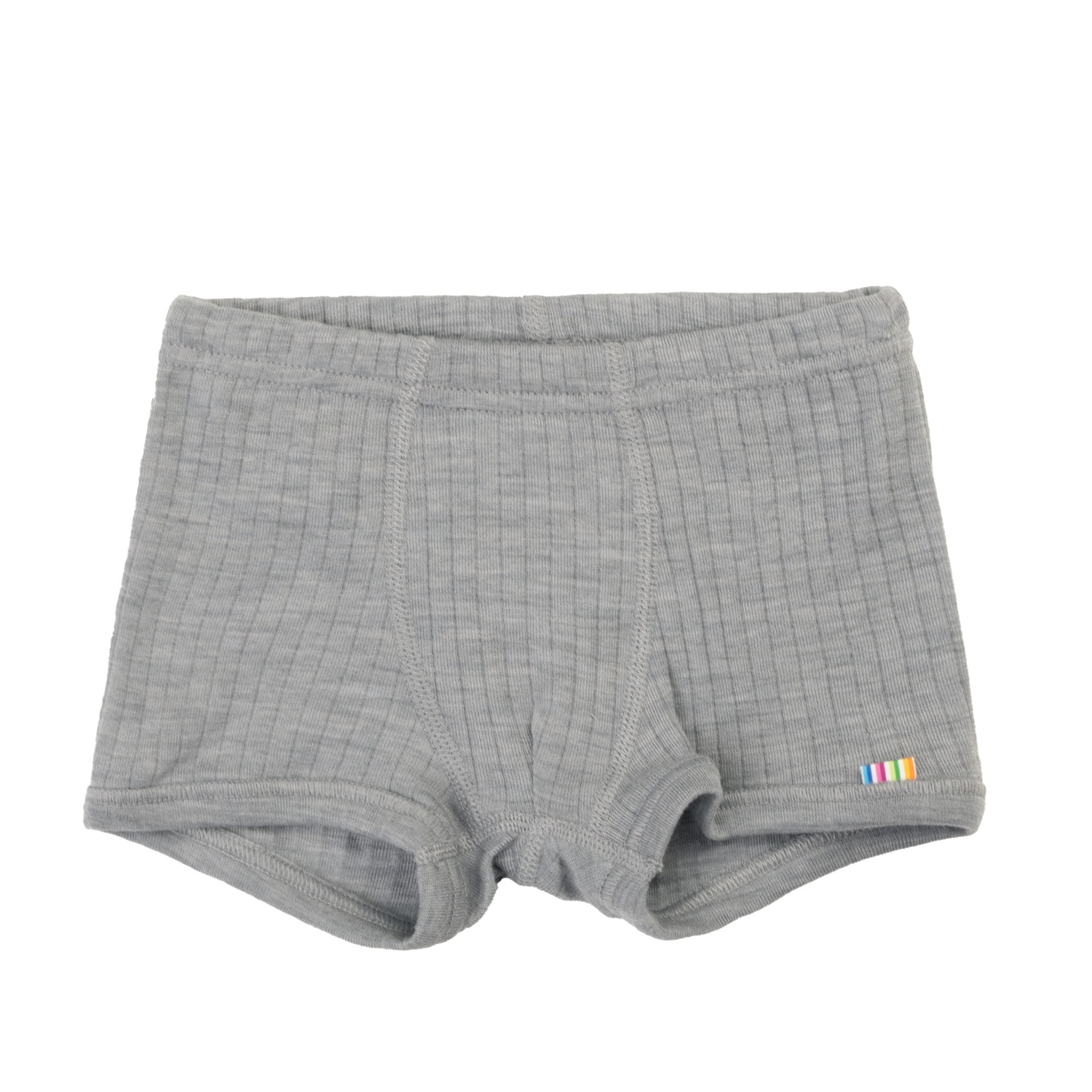Wool Basic Boxershorts Lt. Grey Melange 