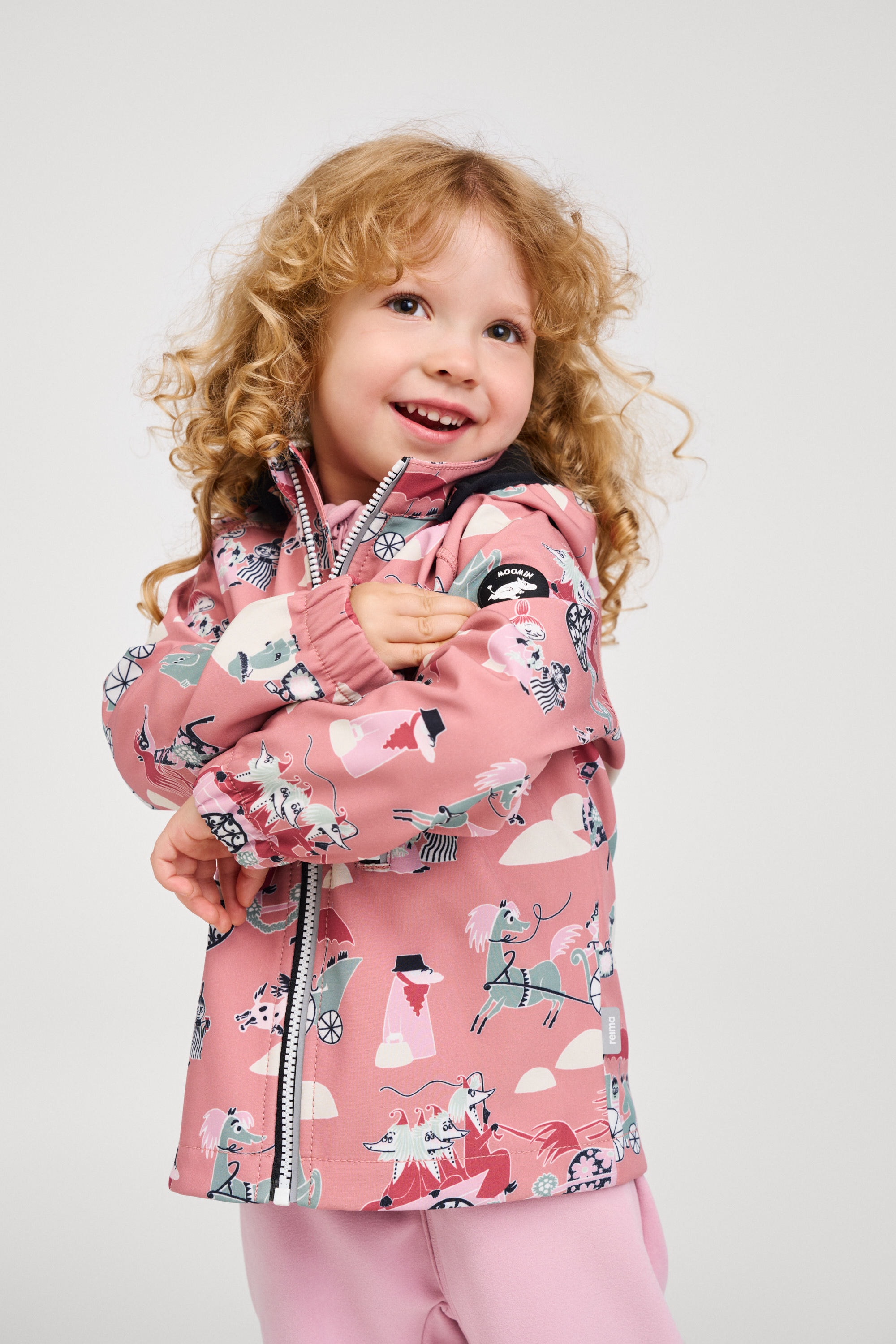 Moomin Vantti Softshell Jakke Rose Blush
