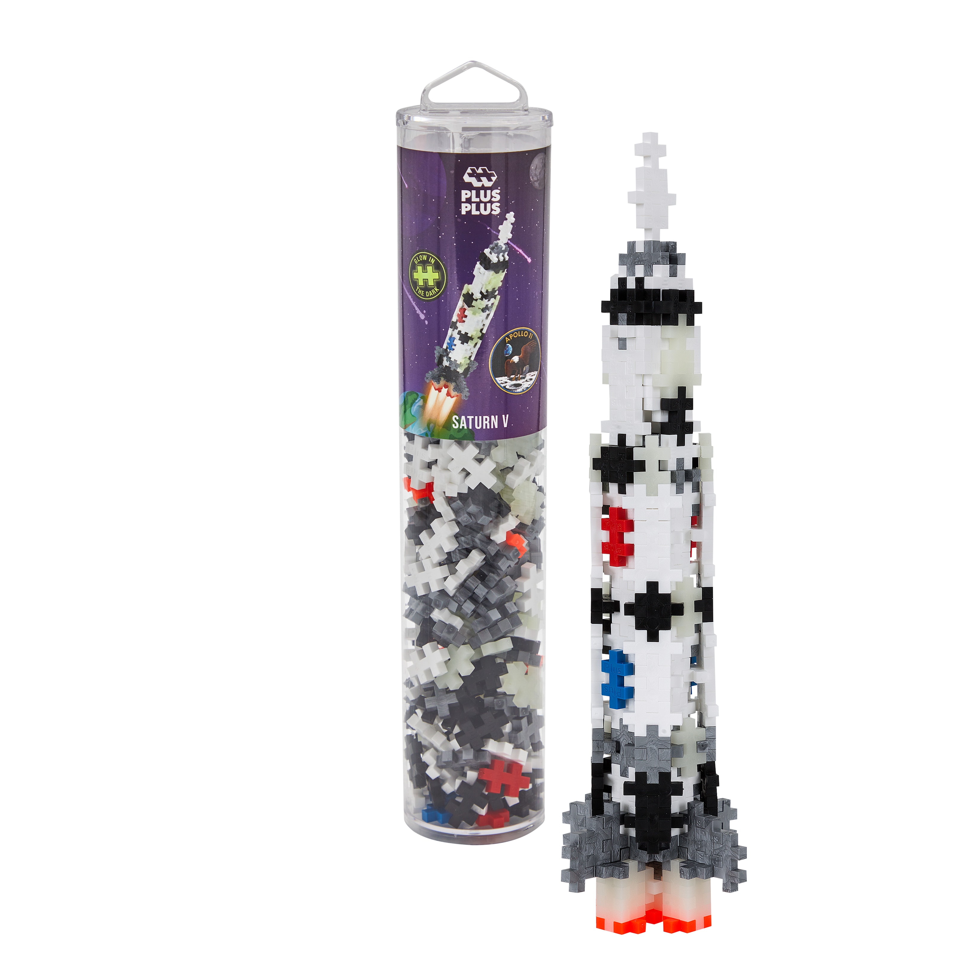 Plus-Plus Saturn V-rakett - 240 Deler Mix 