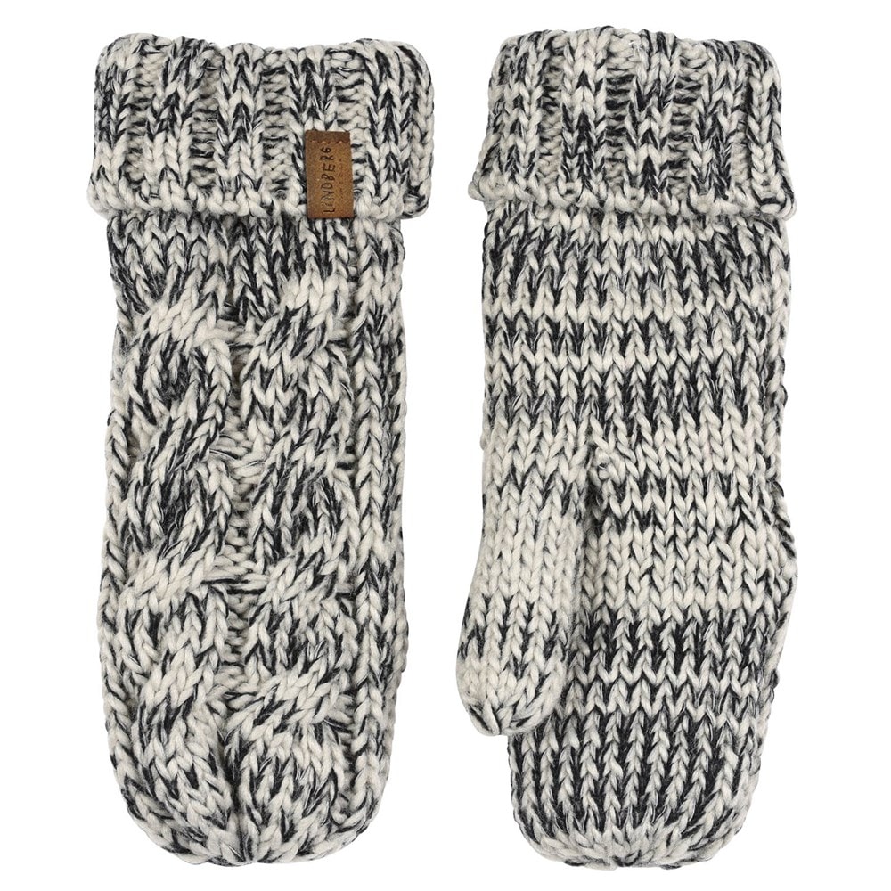 Handlight Mittens Grey and Black