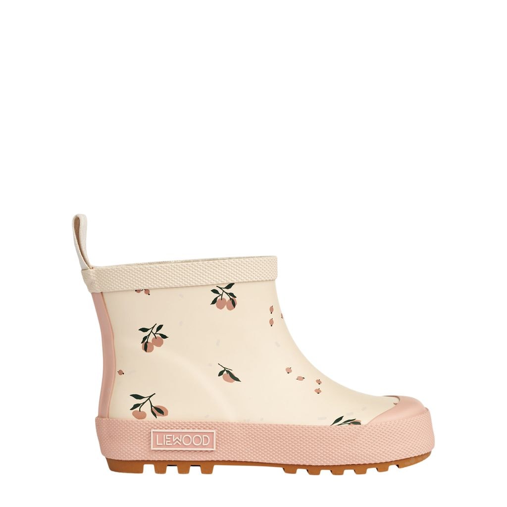 Tekla Painetut Kumisaappaat Peach/Seashell