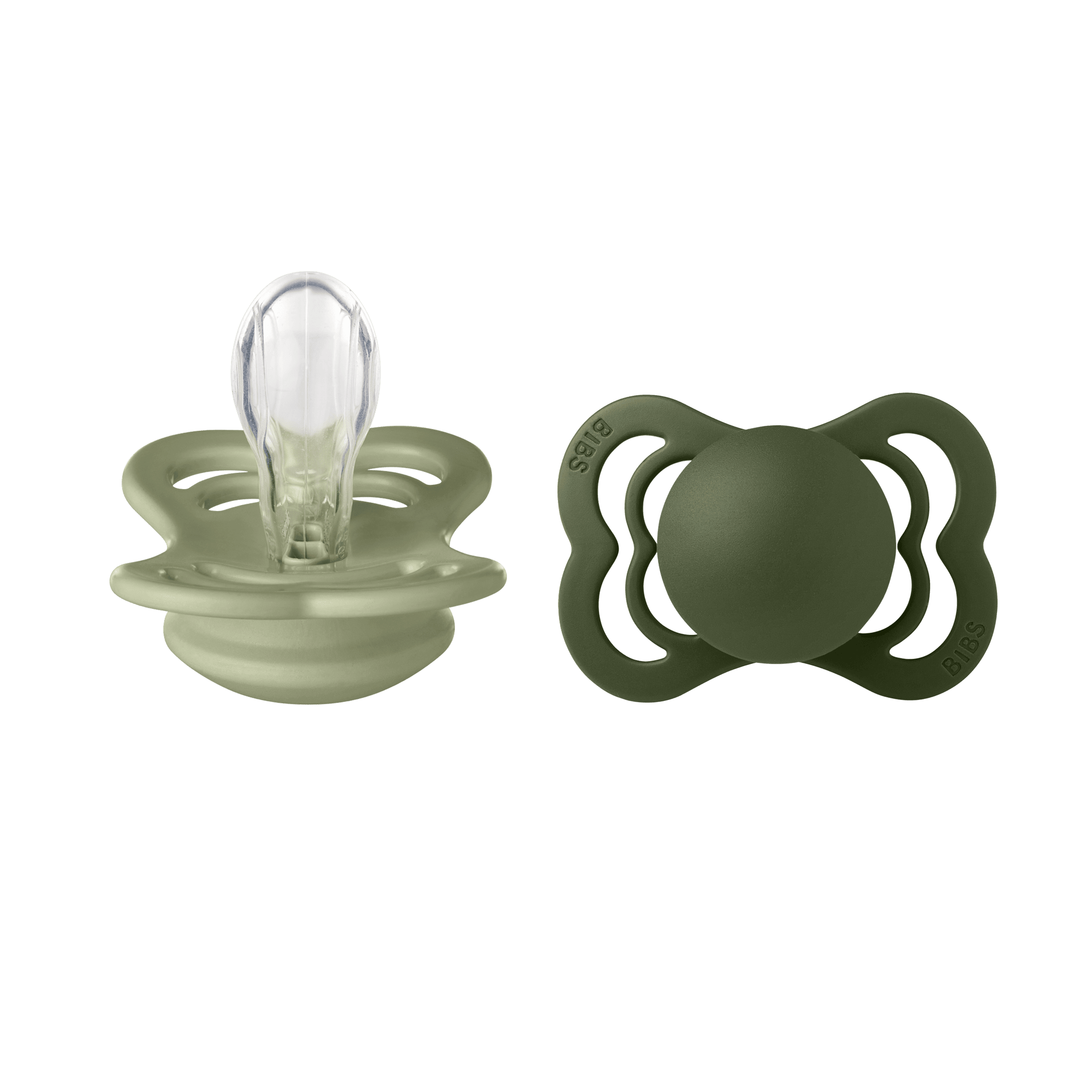 Supreme 2-pack Silikonnapp Sage Hunter Green