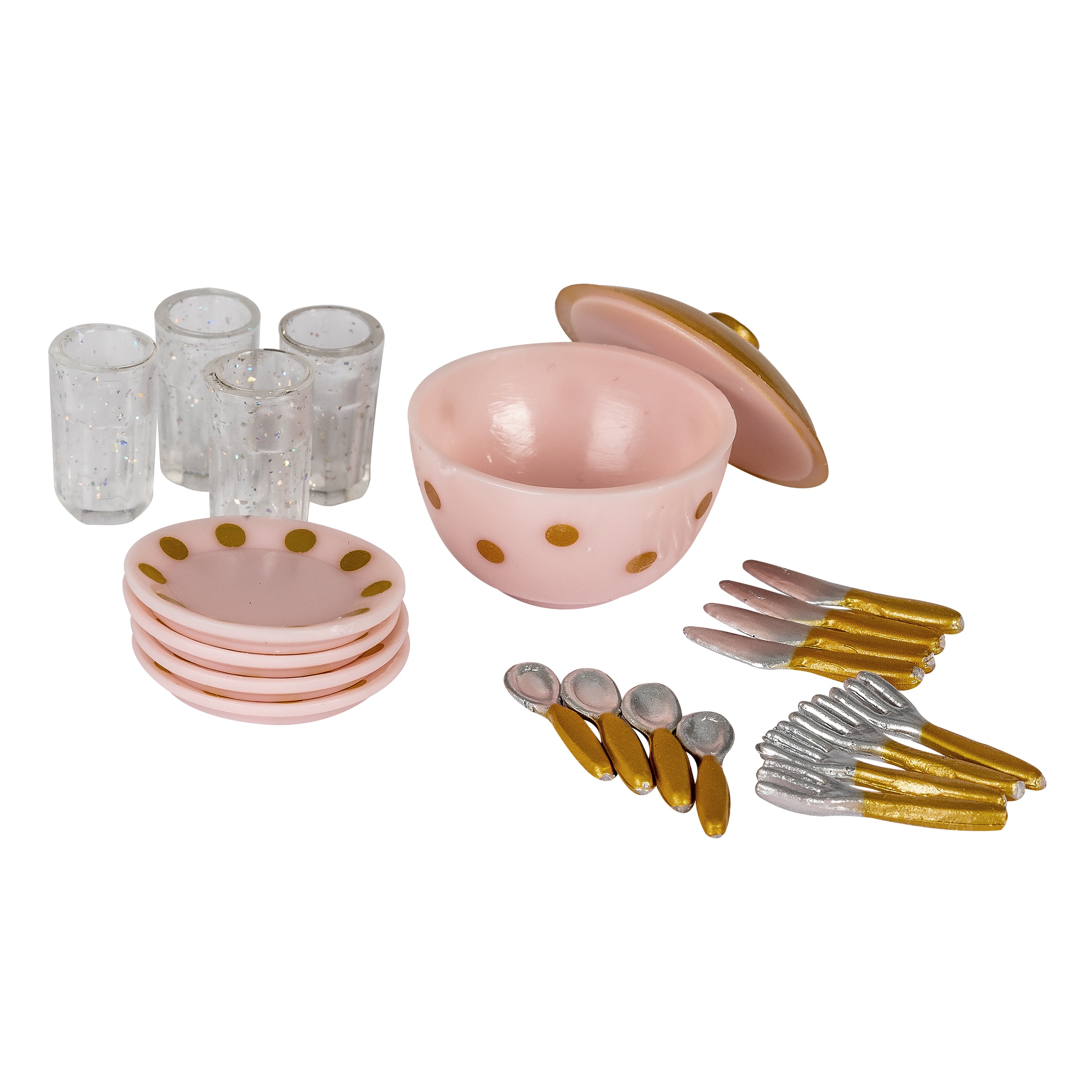 Servise Set Pink Gold
