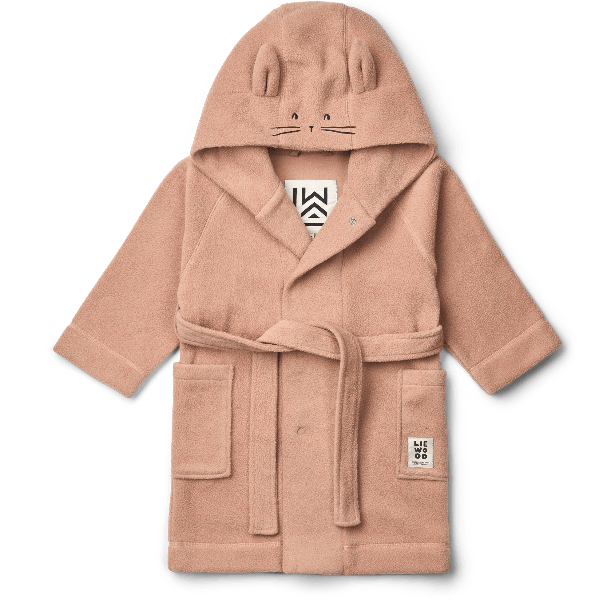 Minik Morgonrock I Fleece Pale Tuscany
