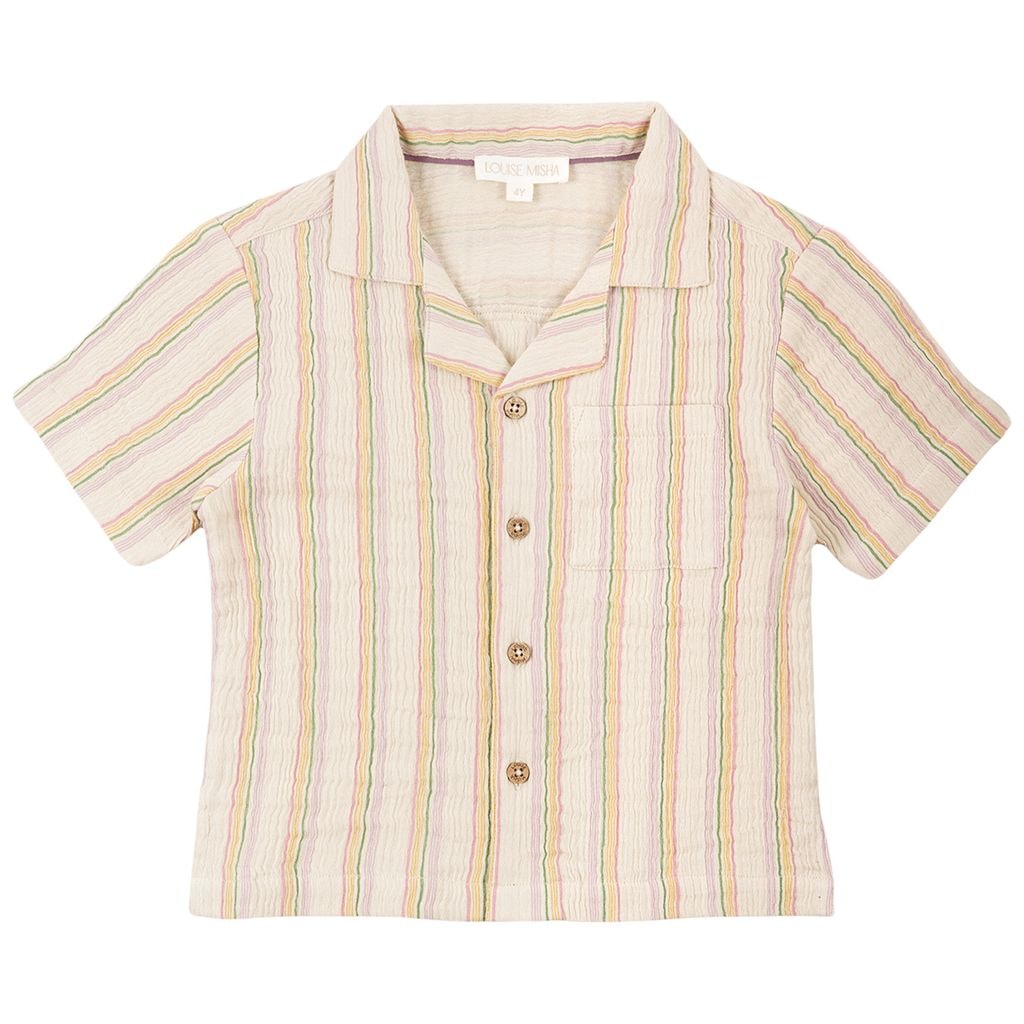 Alov Striped Shirt Multi Rainbow Line