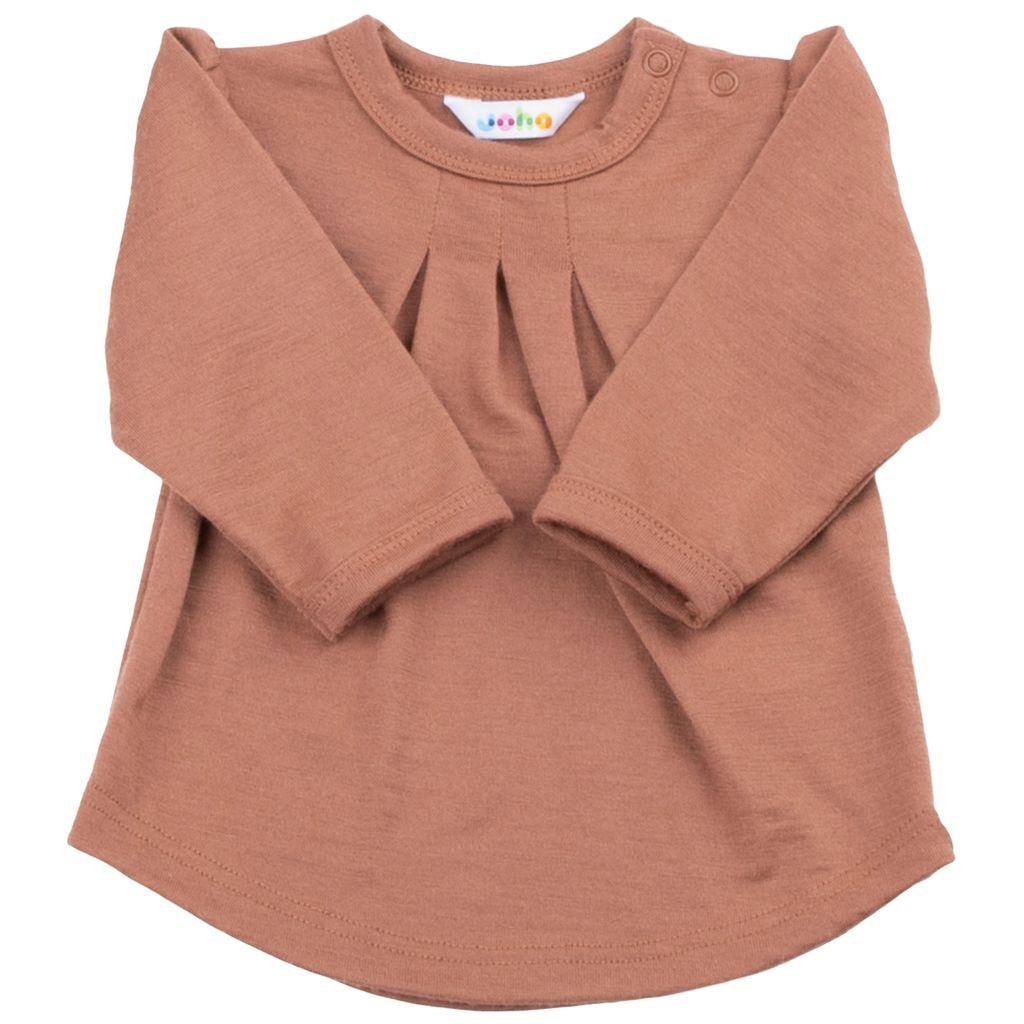 Long-Sleeved Blouse in Brown