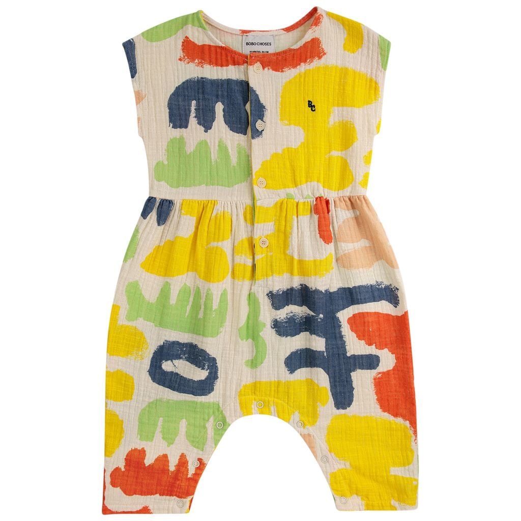 Carnival Printed Jumpsuit Off-white