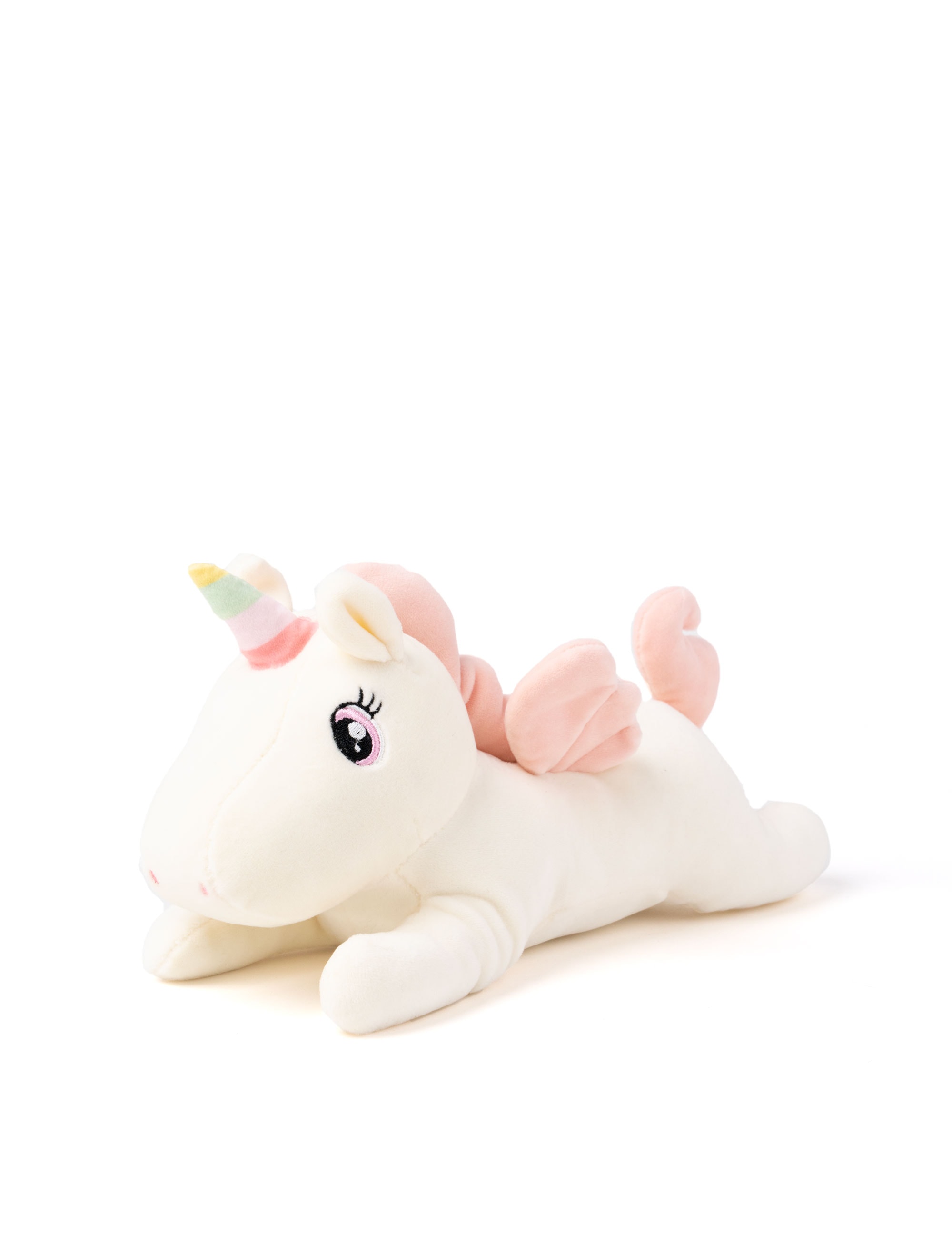 Squeezie Læggende Enhjørning Lille White 