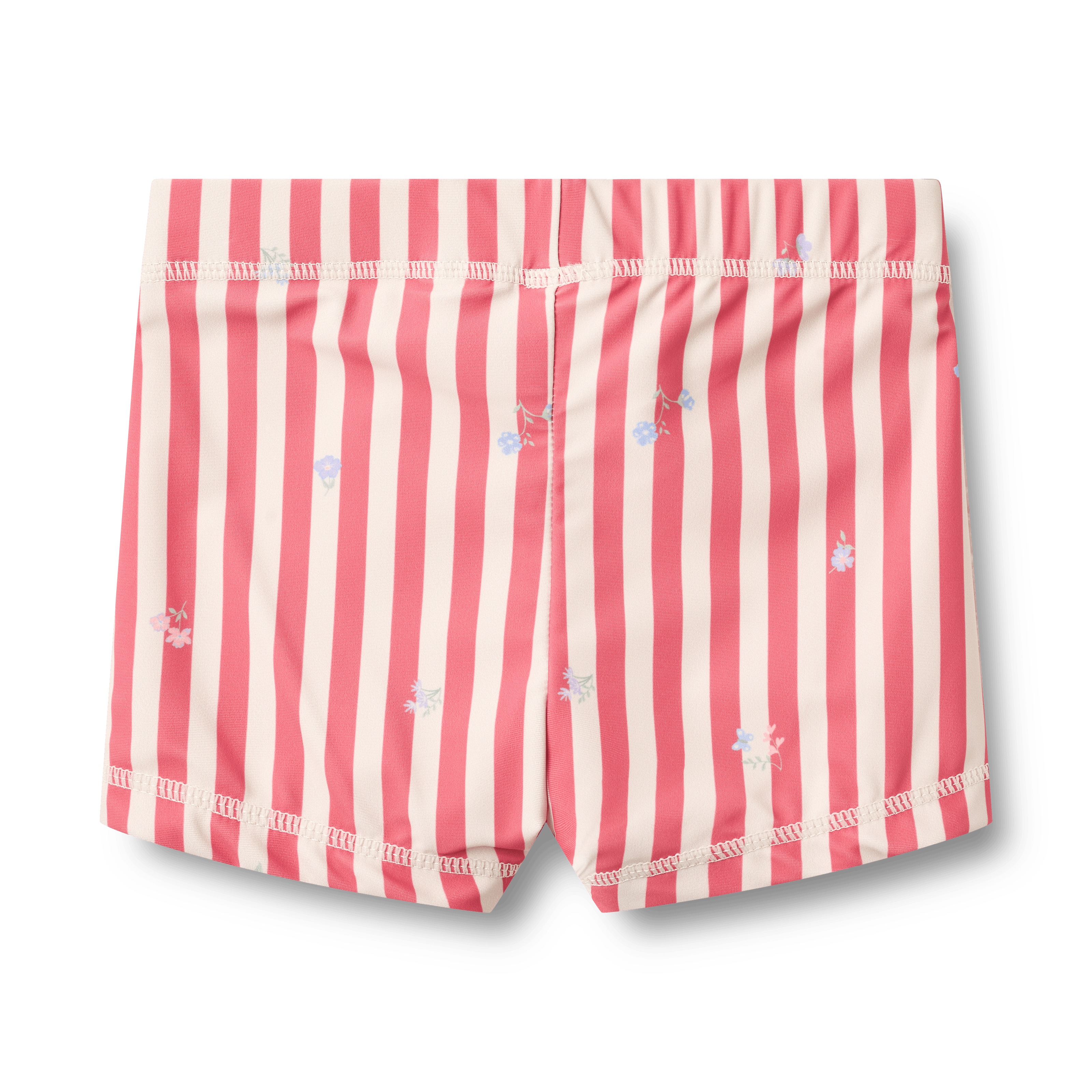 Swim Shorts Niki Red Stripe Flowers