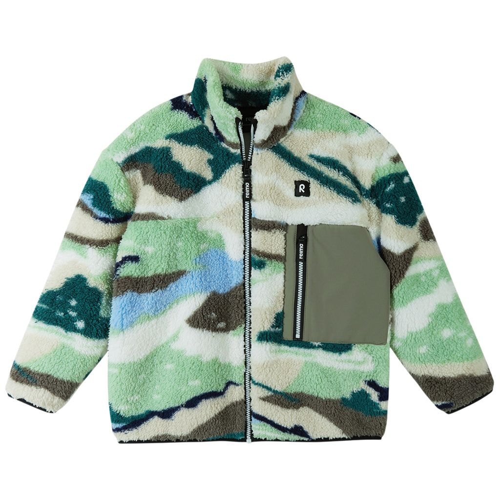 Turilas Teddy Fleecetakki Calm Green