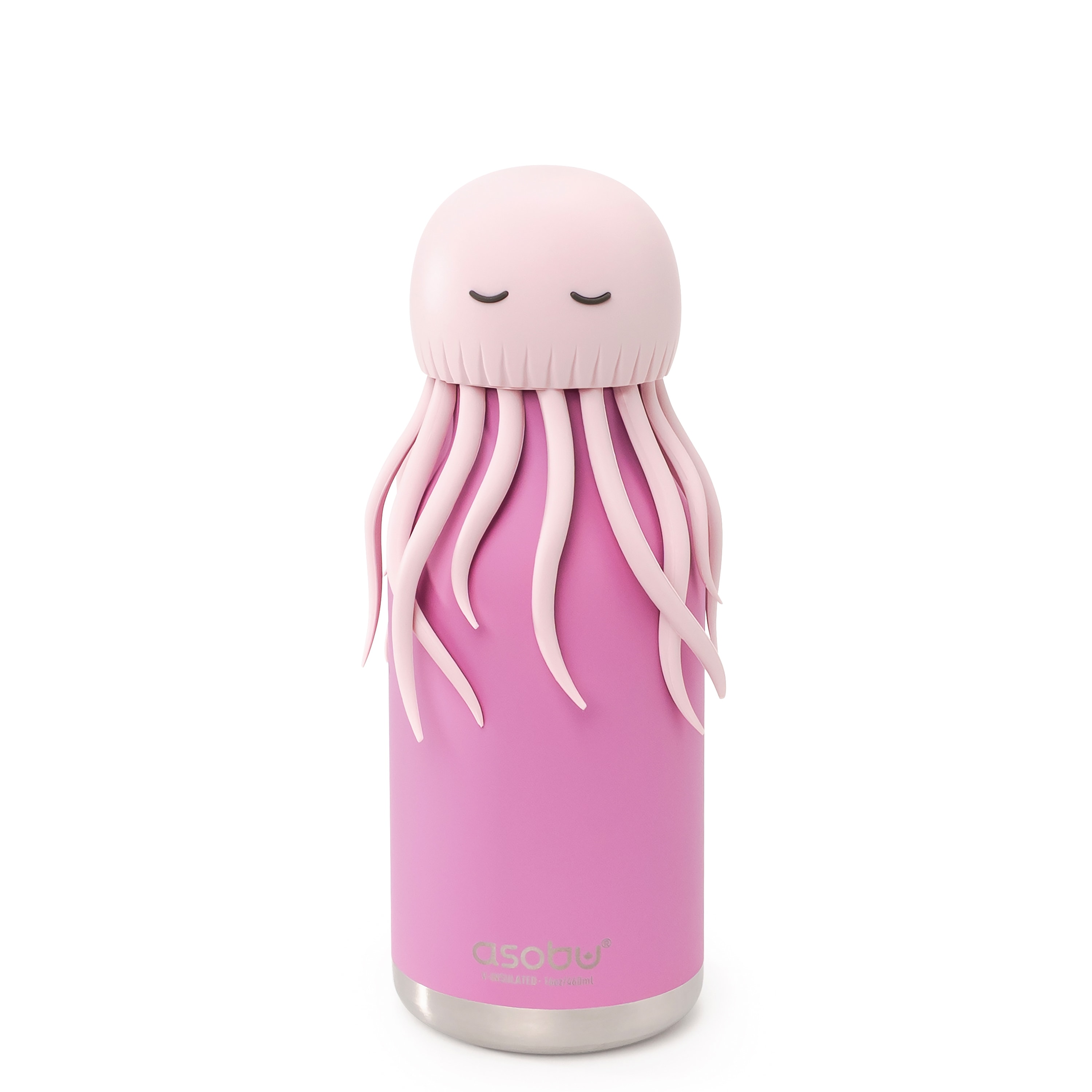 Bestie Water Bottle Jelly Fish Pink 