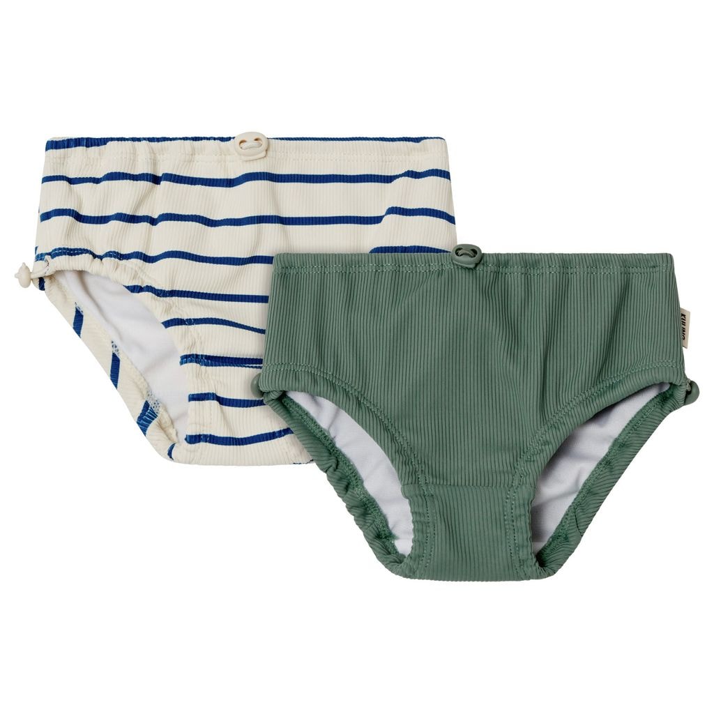 2-Pack Kos Uimavaipat Blue Stripe/Bay Green