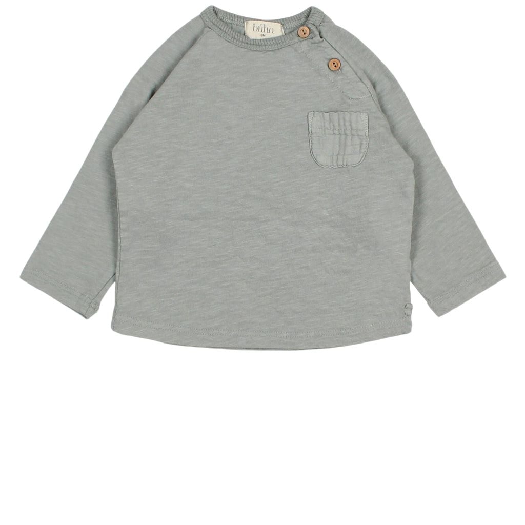T-Shirt With Pocket Eucalyptus